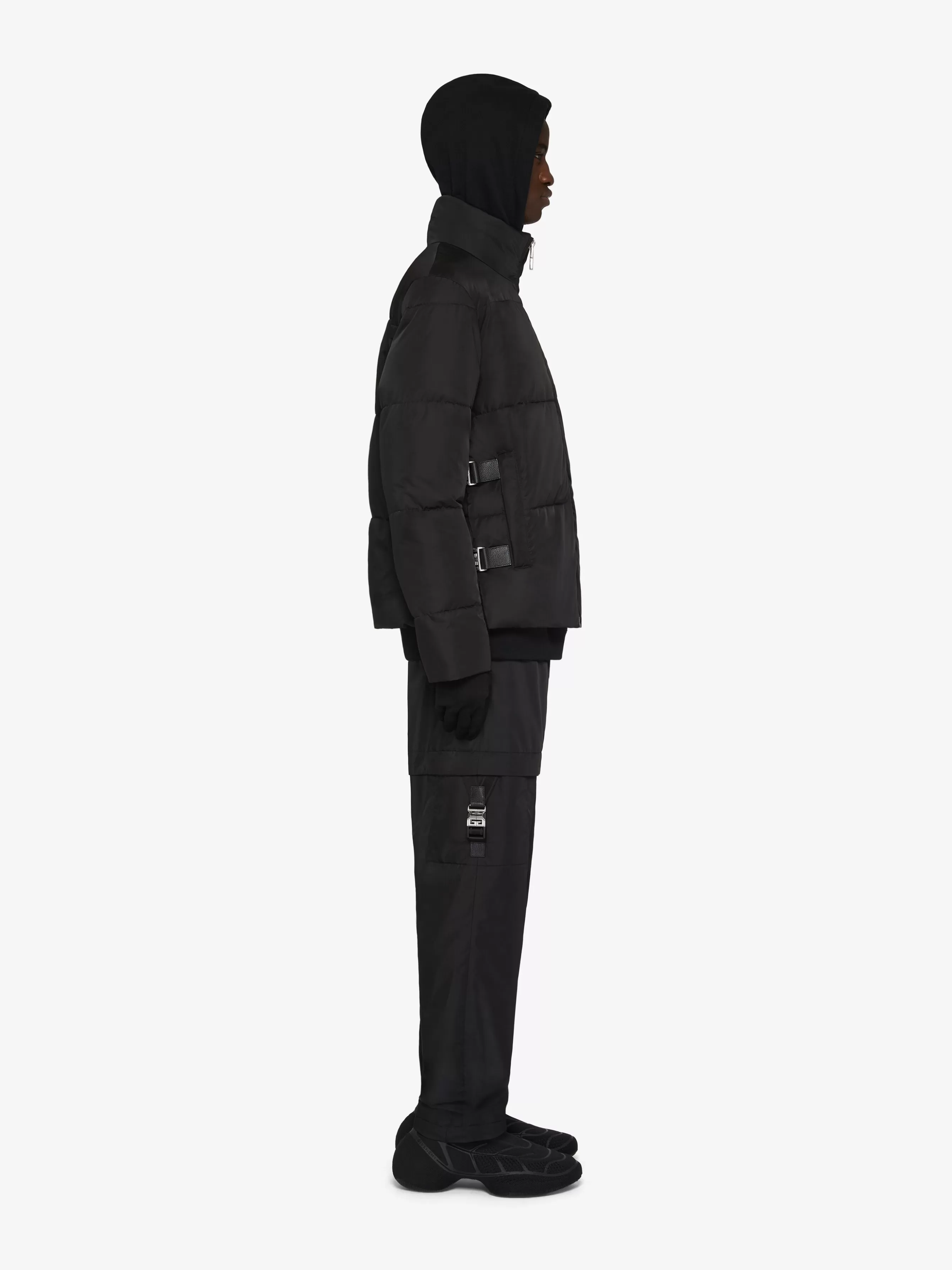 GIVENCHY Outerwear & Blousons-4G buckle puffer jacket