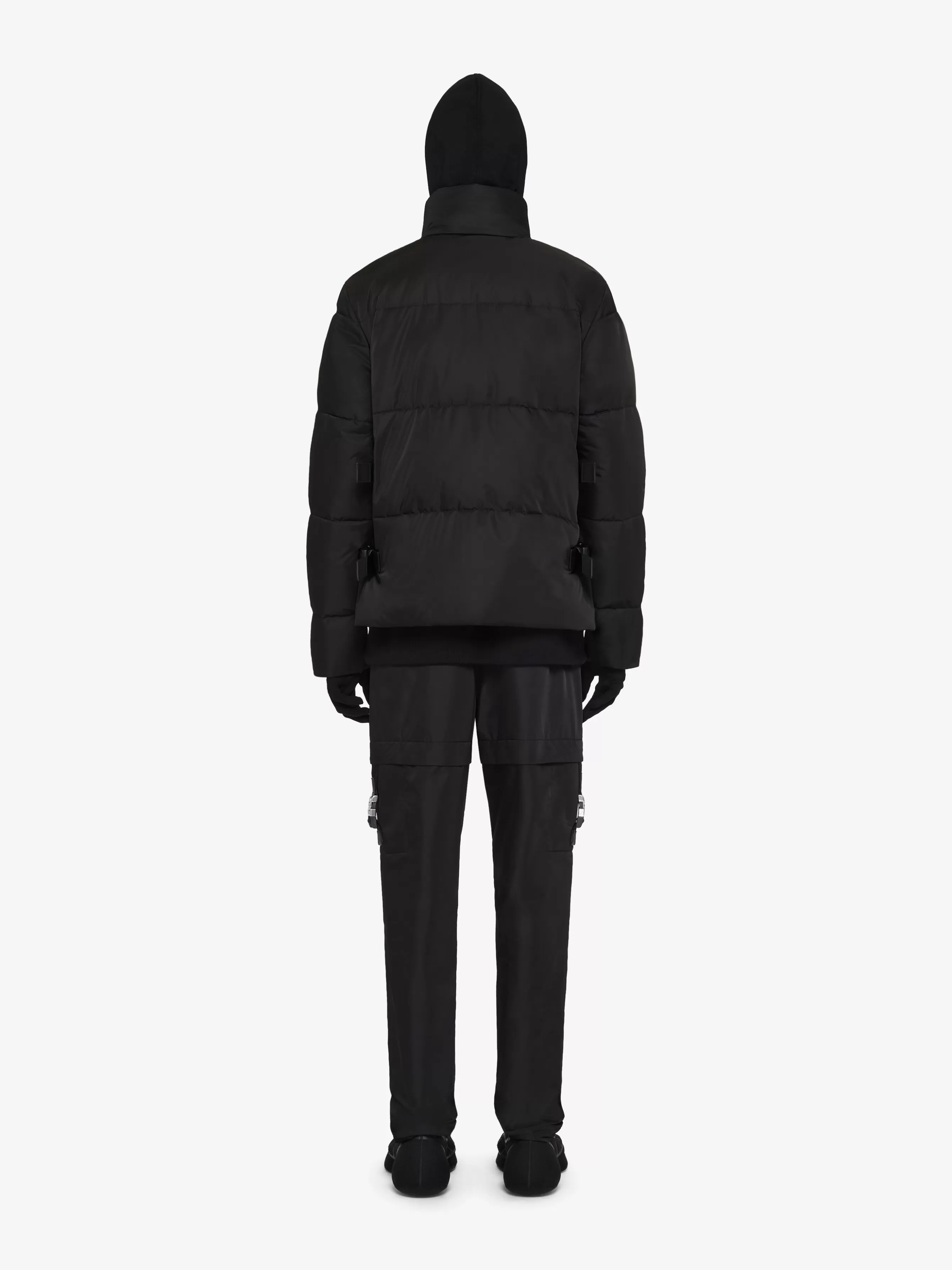 GIVENCHY Outerwear & Blousons-4G buckle puffer jacket