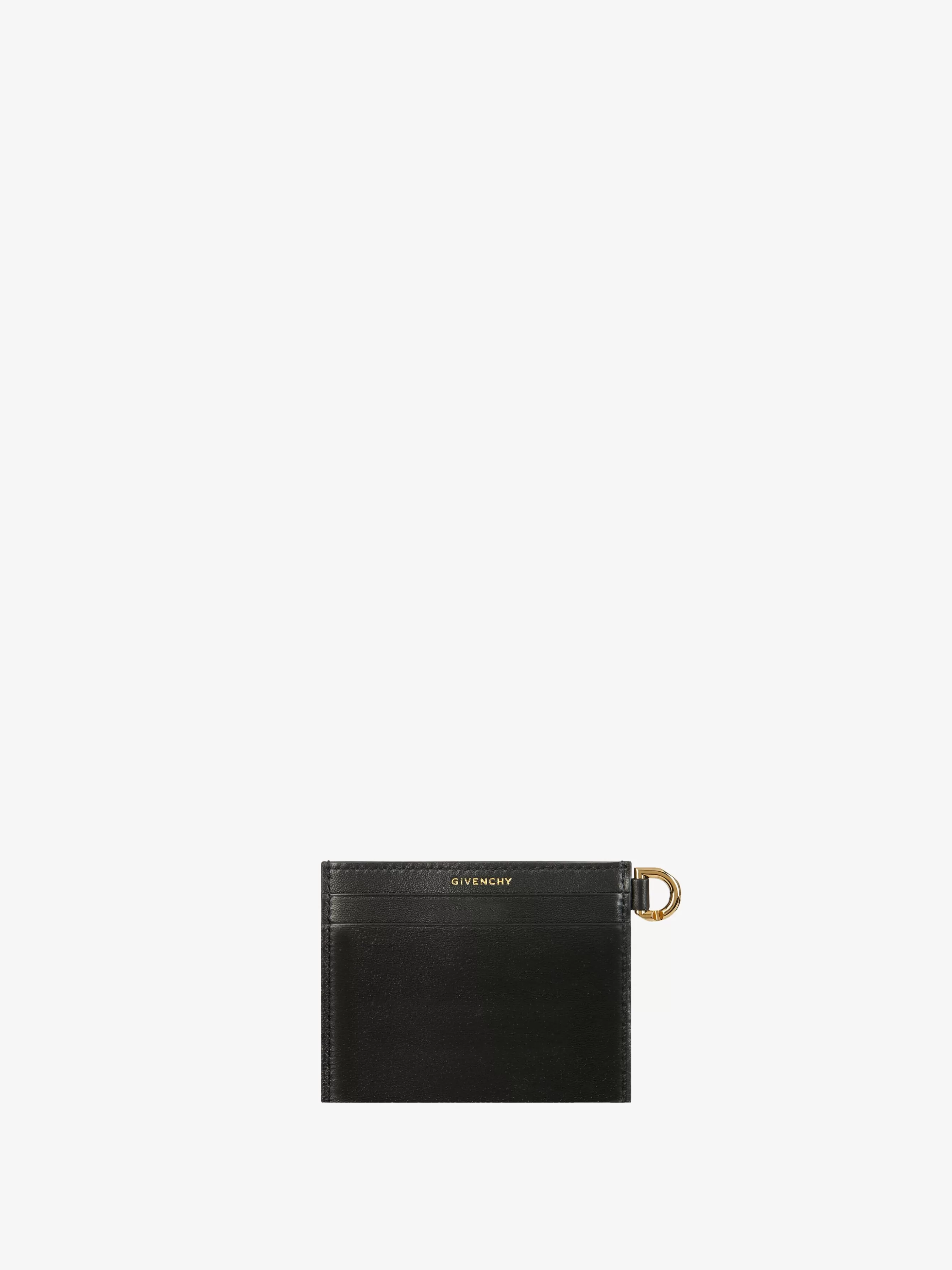 GIVENCHY Small Leather Goods-4G card holder in 4G embroidered canvas