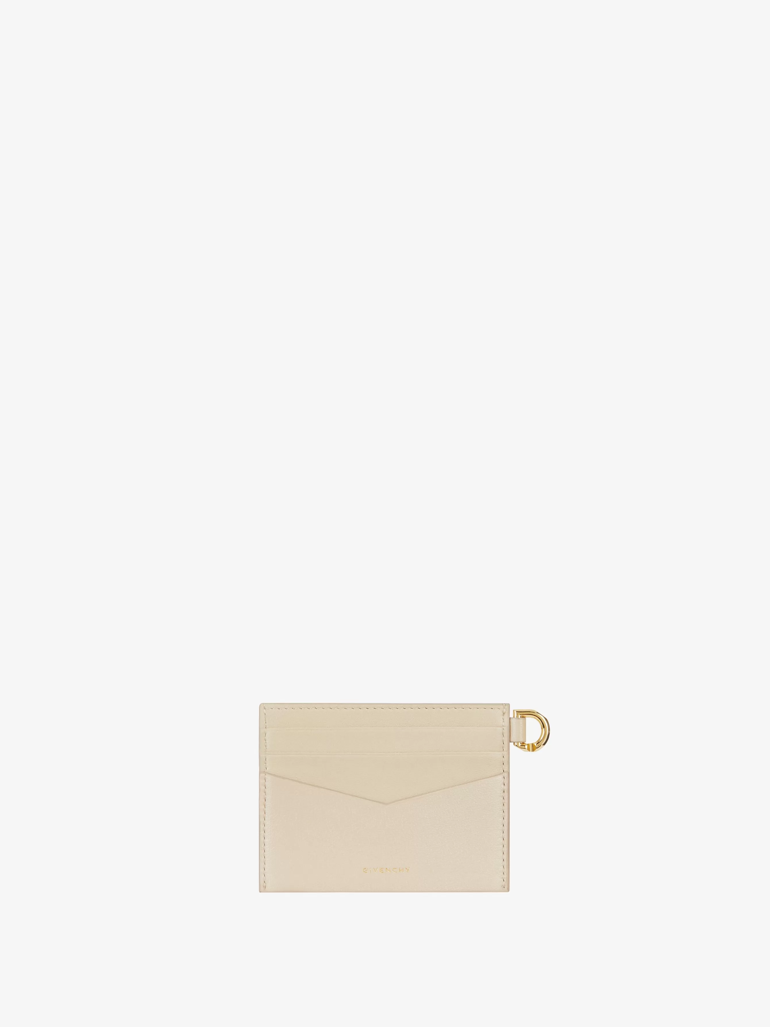 GIVENCHY Small Leather Goods-4G card holder in grained leather