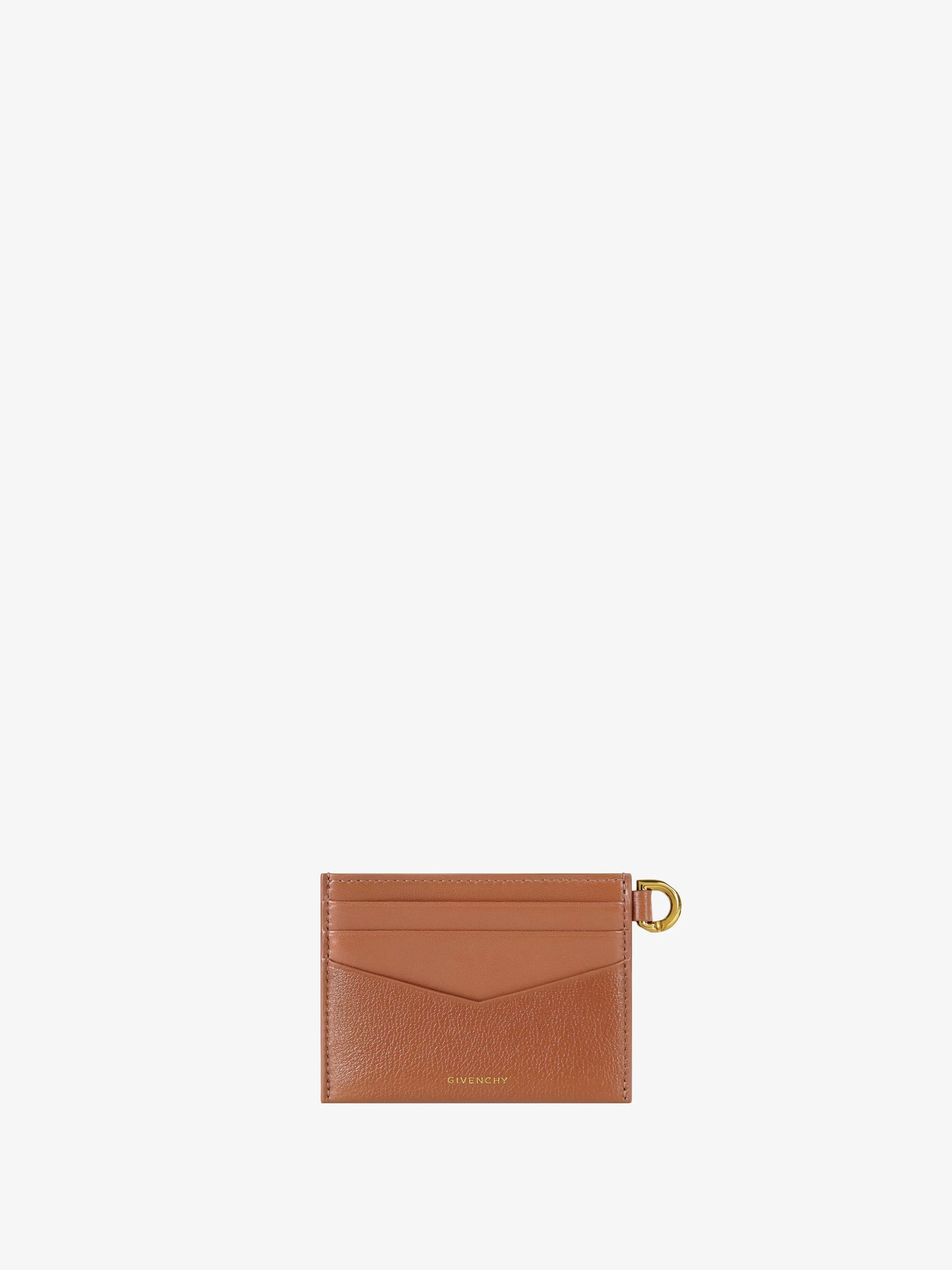 GIVENCHY Small Leather Goods-4G card holder in grained leather