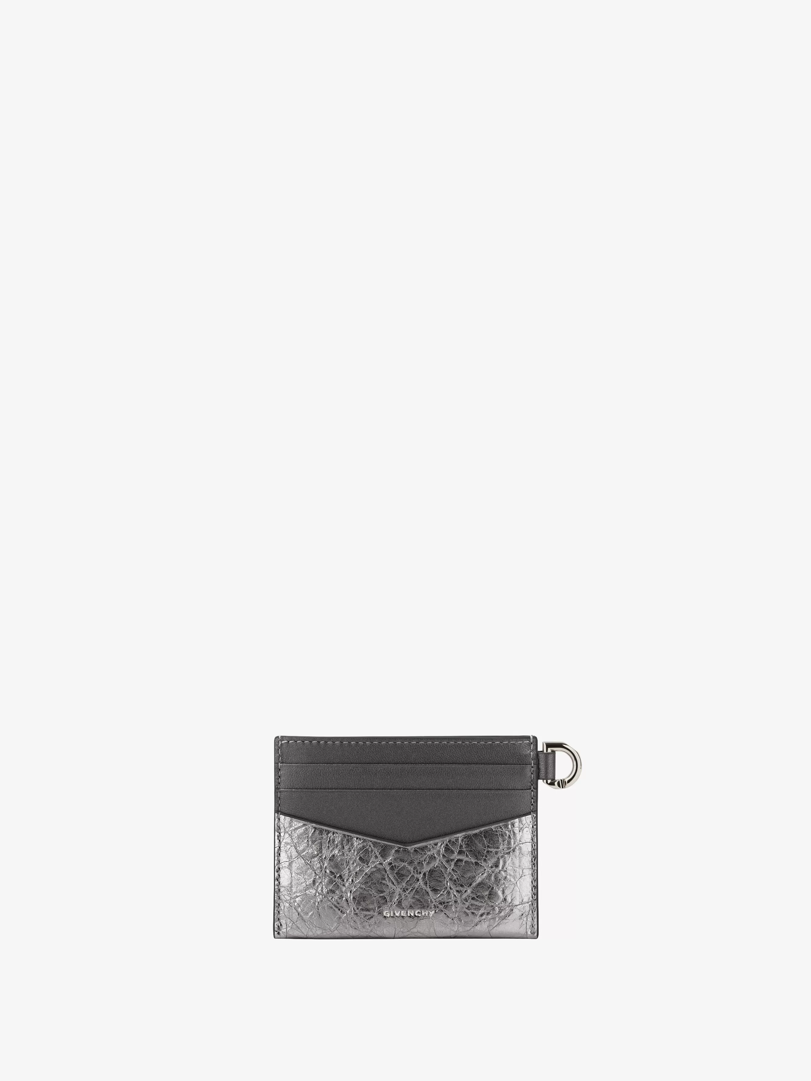 Sale/Women GIVENCHY Bags & Leather Goods | Small Leather Goods-4G card holder in laminated leather