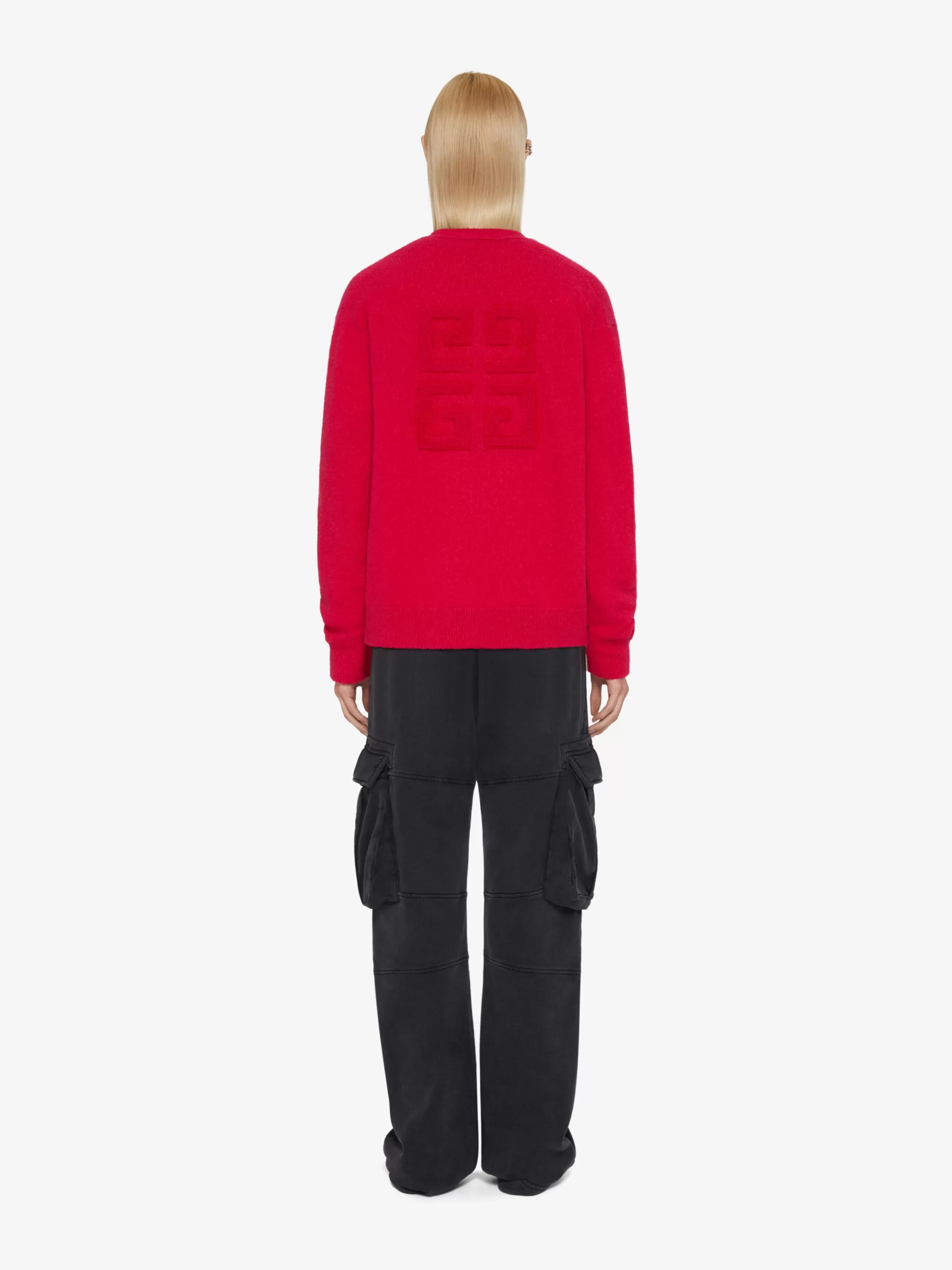 GIVENCHY Knitwear-4G cardigan in cashmere and silk