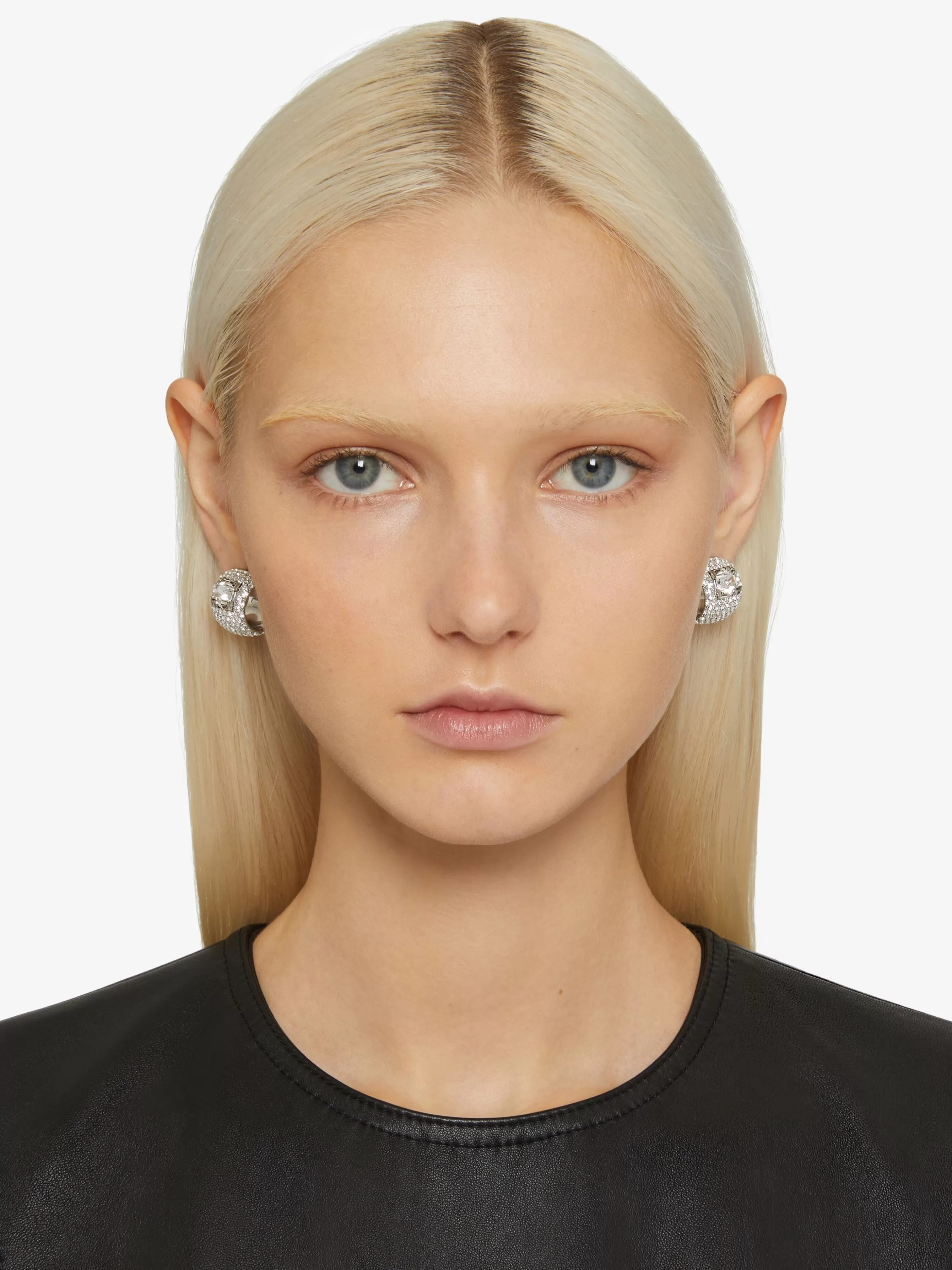 Sale GIVENCHY Jewels & Accessories-4G Claw earrings in metal with crystals