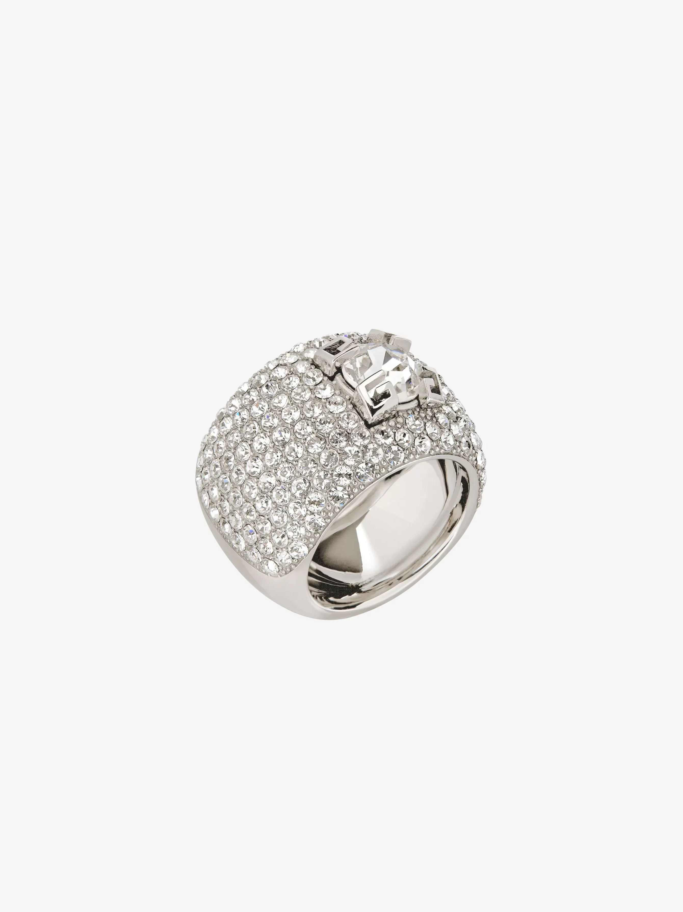 Sale GIVENCHY Jewels & Accessories-4G Claw ring in metal with crystals