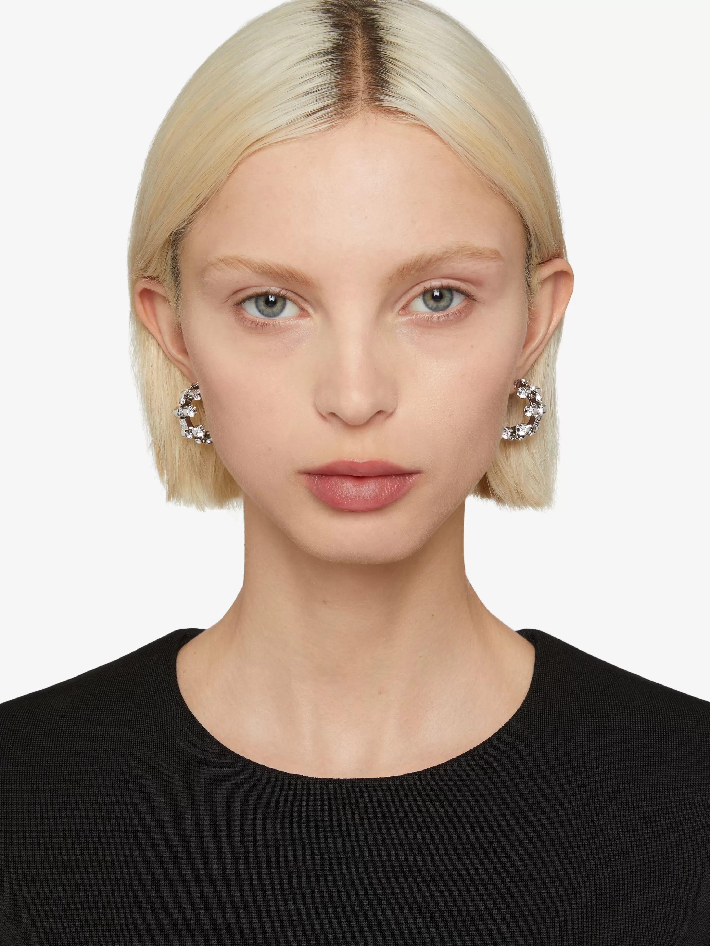 Sale GIVENCHY Jewels & Accessories-4G Crystal earrings with crystals