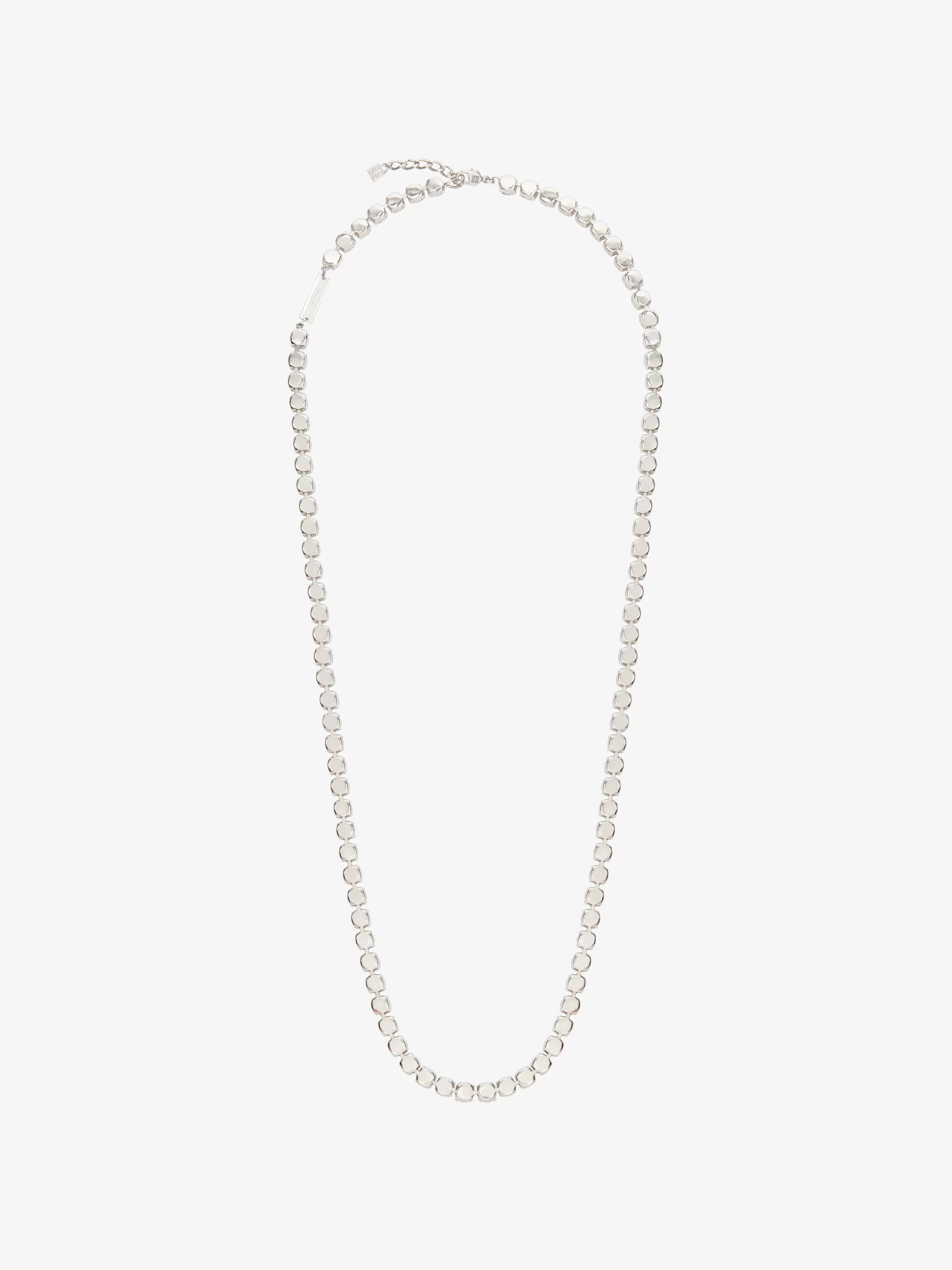 Sale/Men GIVENCHY Jewels & Accessories | Jewelry-4G Crystal long necklace in metal with crystals