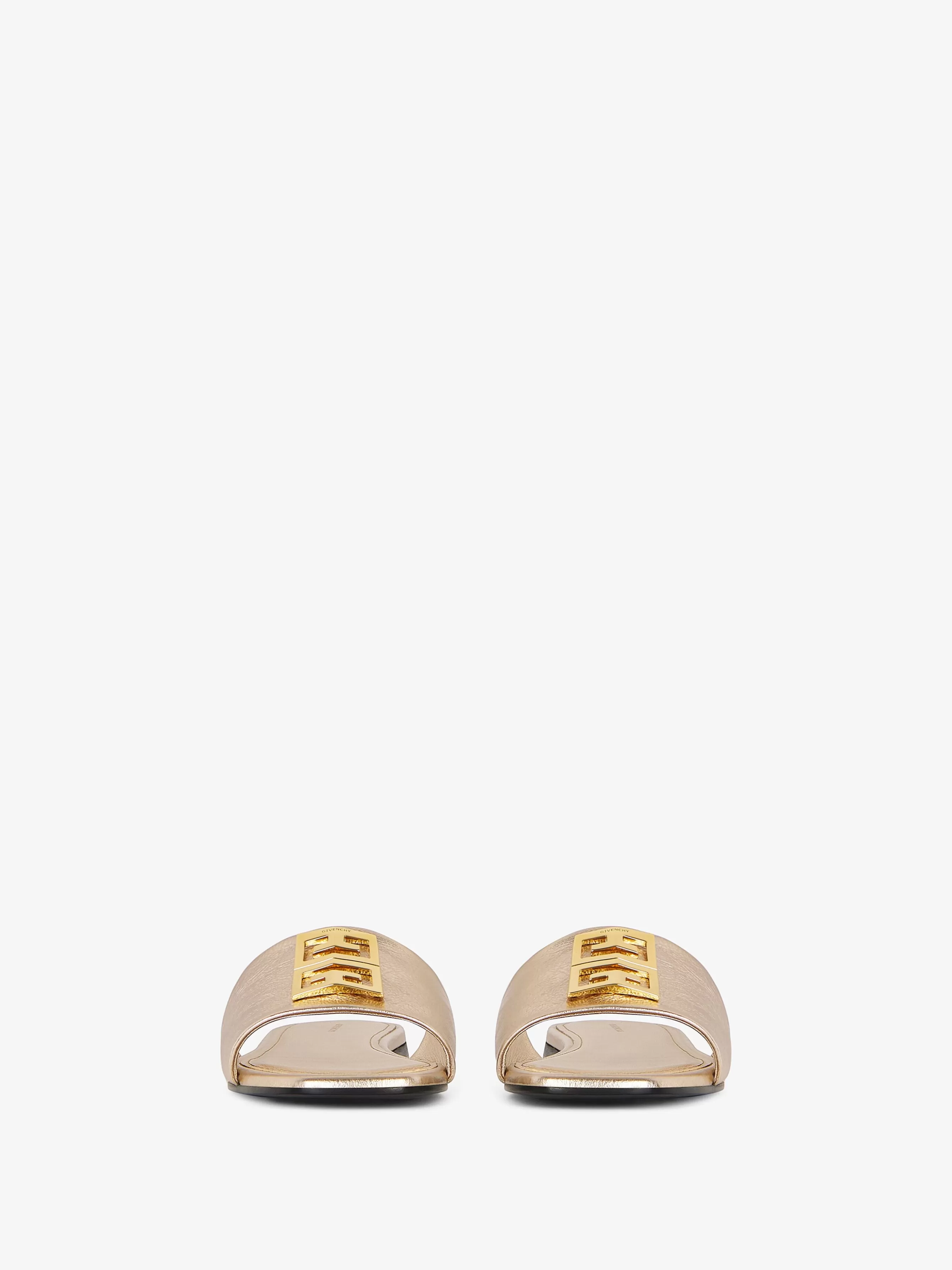 GIVENCHY Slides & Sandals-4G flat mules in laminated leather