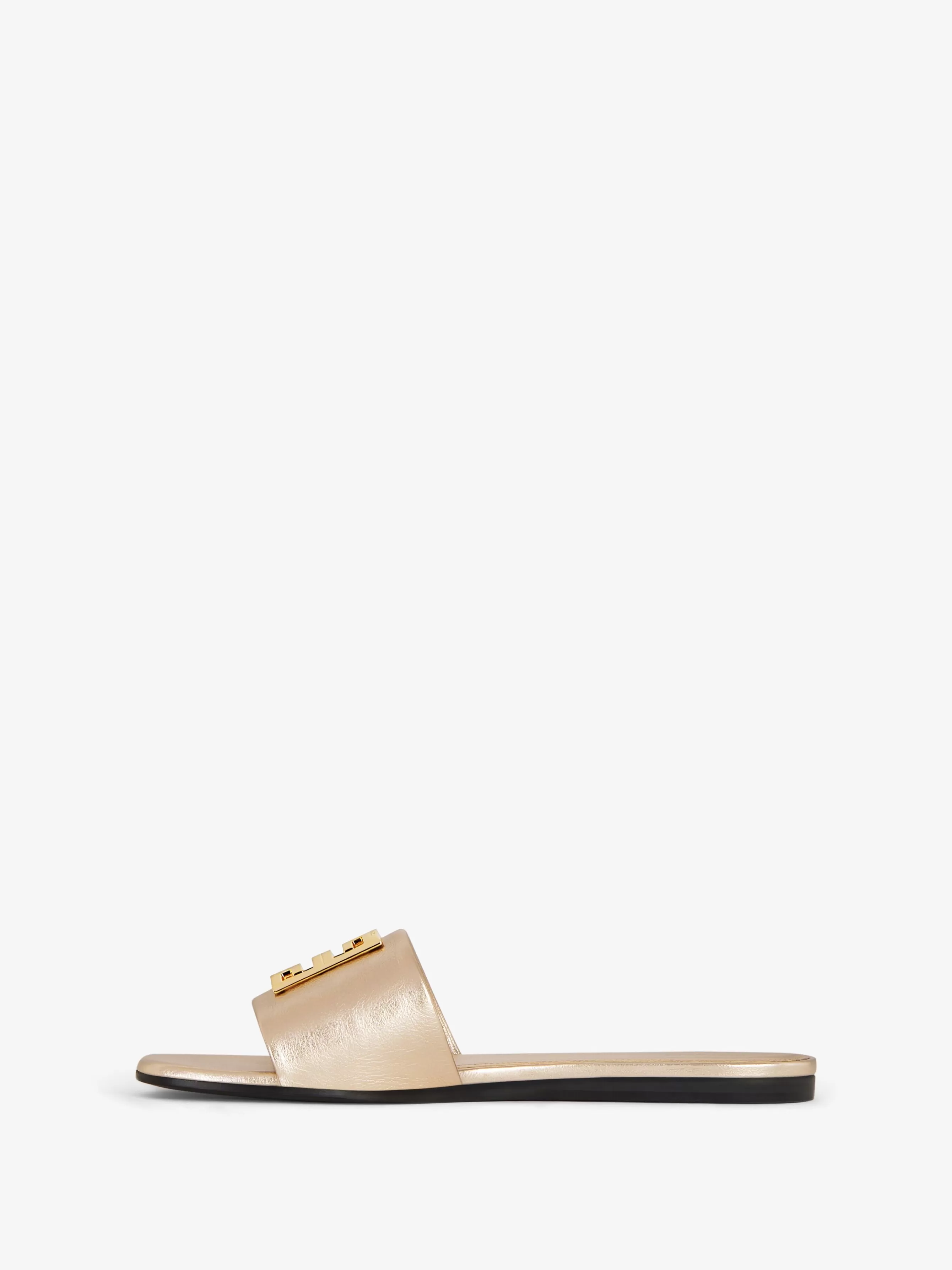 GIVENCHY Slides & Sandals-4G flat mules in laminated leather