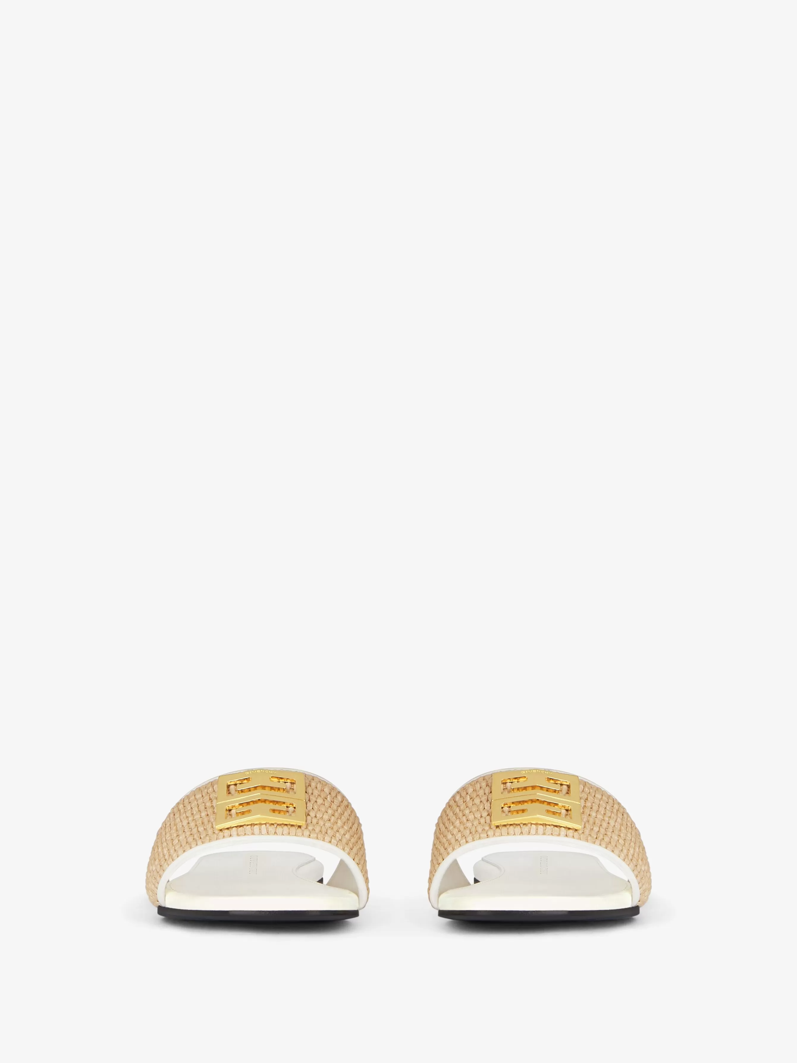 Sale GIVENCHY Shoes-4G flat mules in raffia