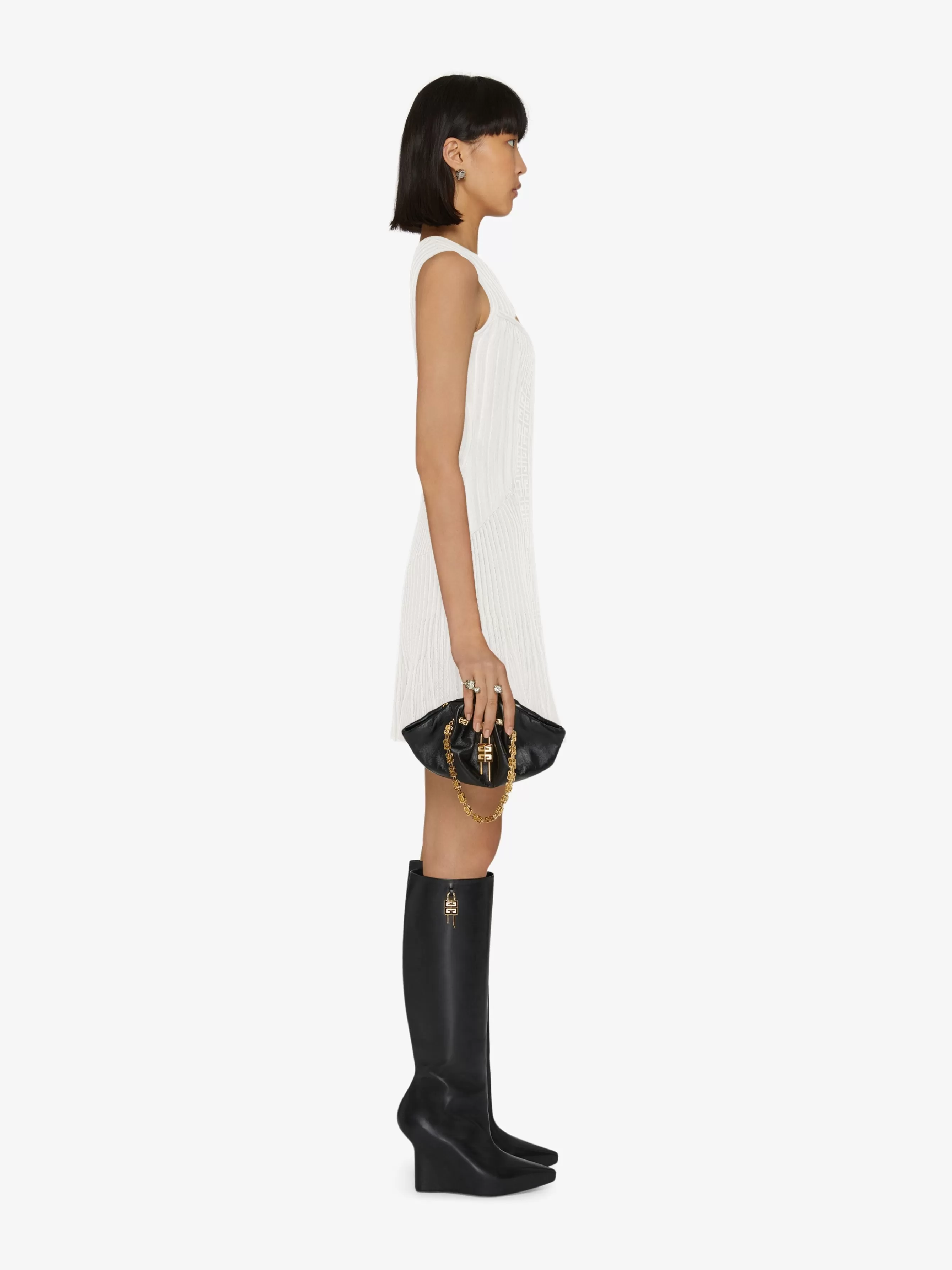 Sale GIVENCHY Dresses-4G jacquard sleeveless dress