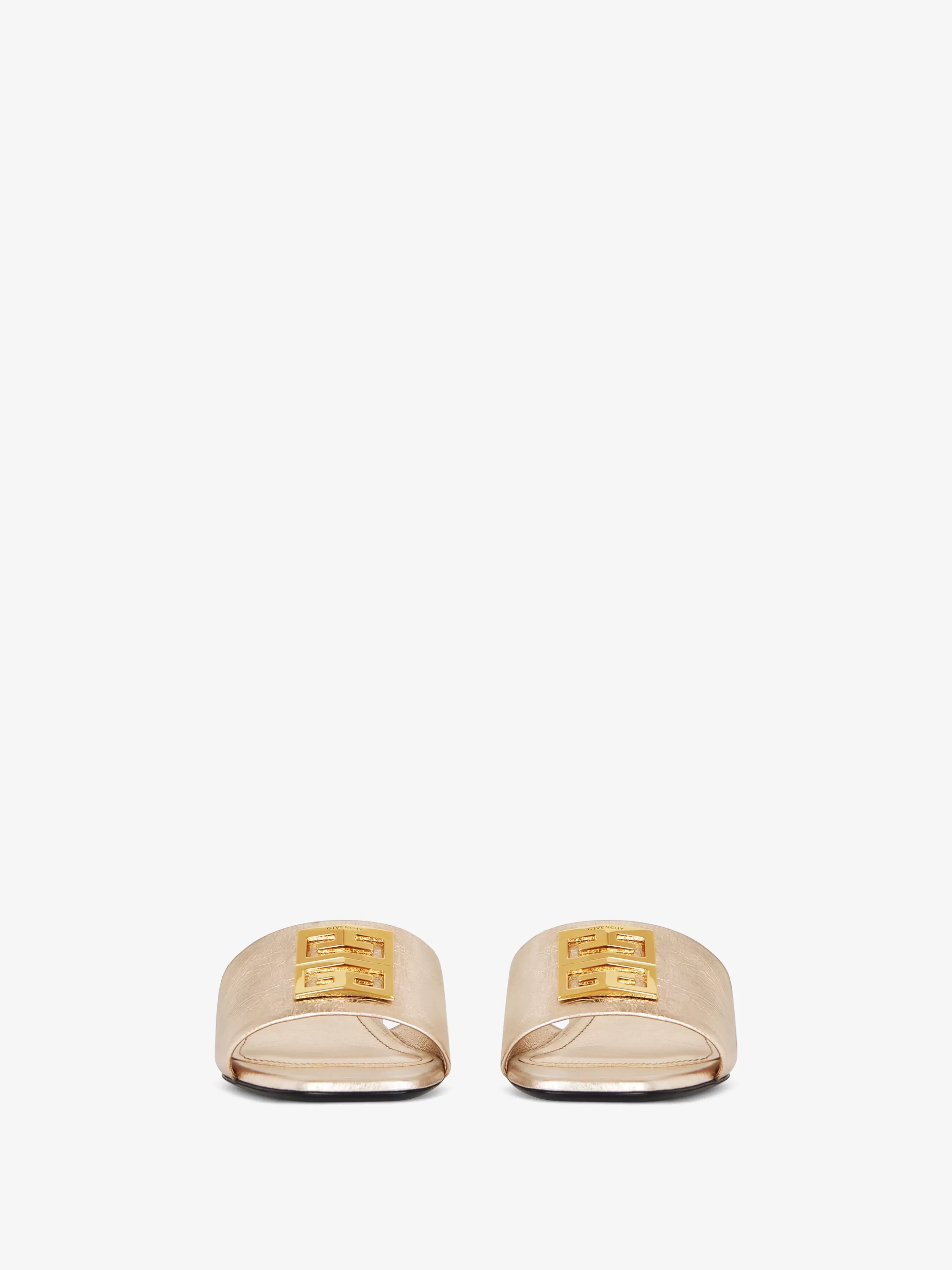 GIVENCHY Heels-4G mules in laminated leather