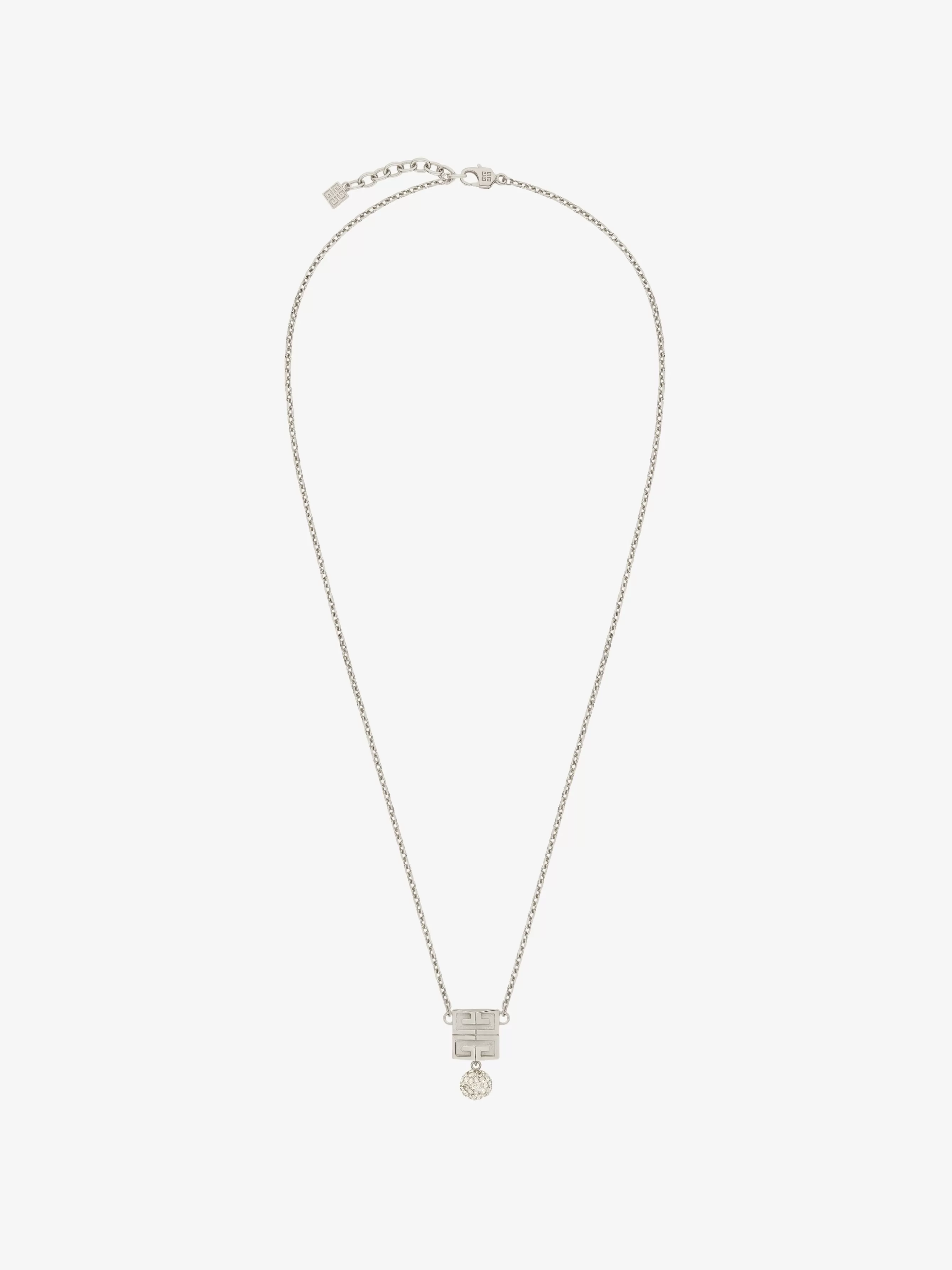 Women GIVENCHY Other Accessories | Scarves-4G necklace in metal with crystals