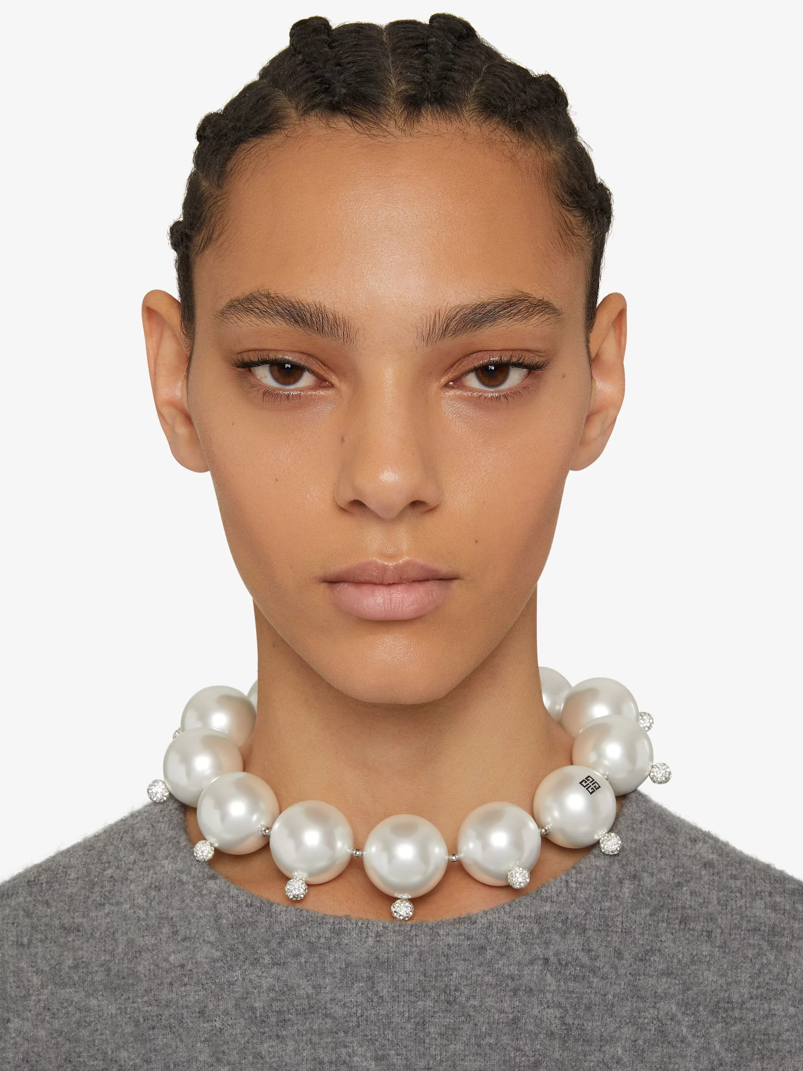 Sale GIVENCHY Jewels & Accessories-4G Pearl necklace with crystals