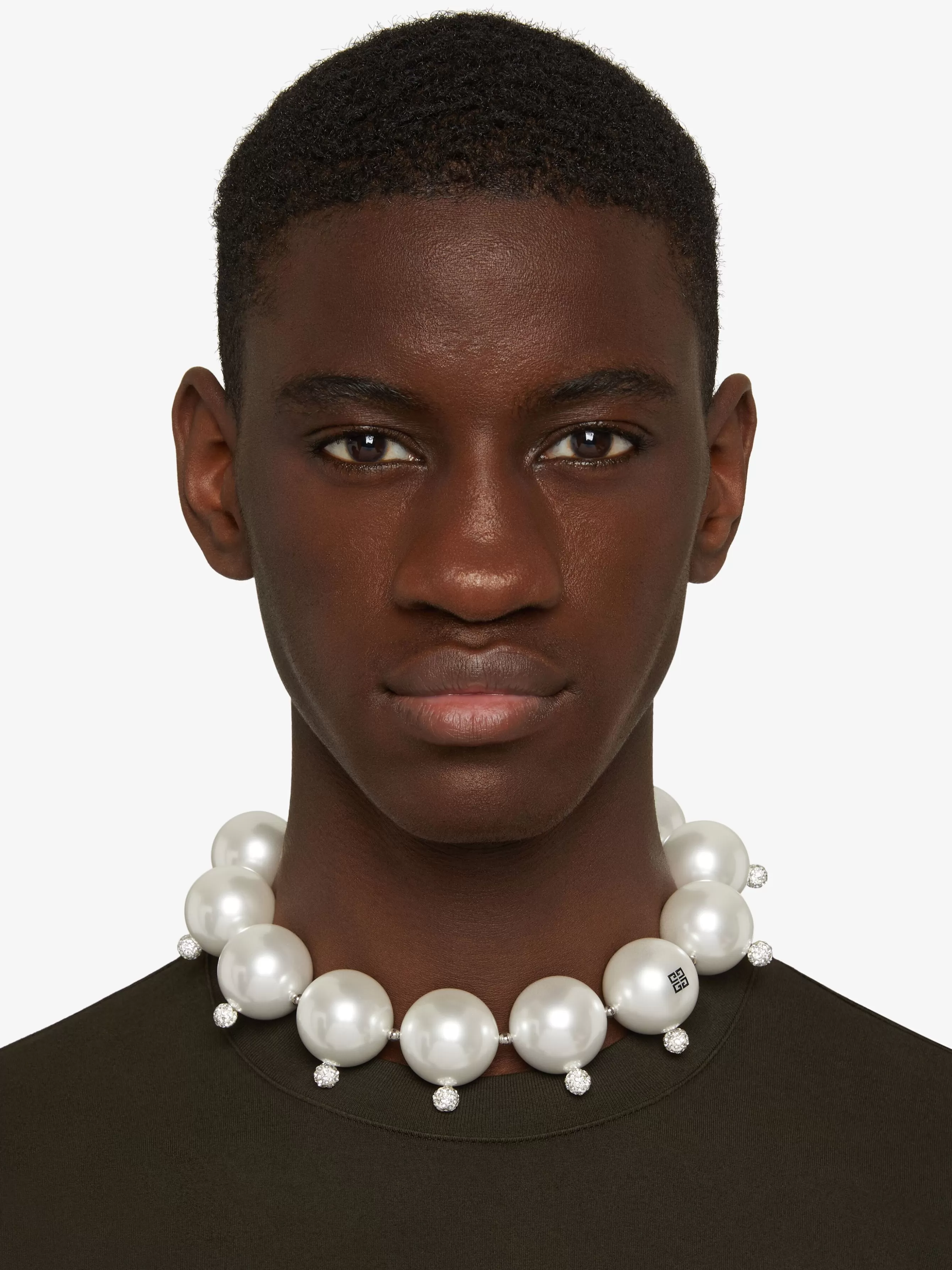 Sale GIVENCHY Jewels & Accessories-4G Pearl necklace with crystals