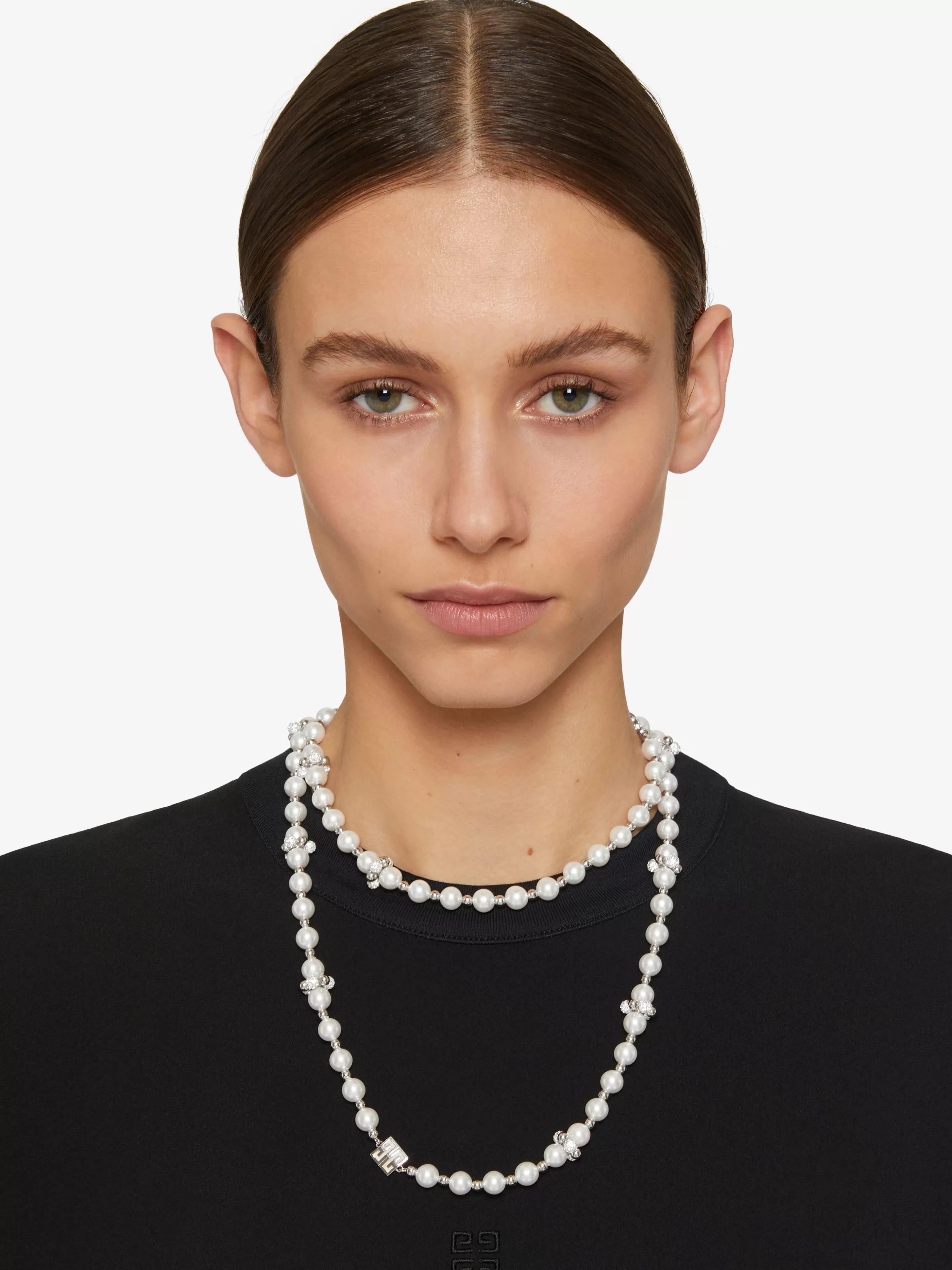 Sale GIVENCHY Jewels & Accessories-4G Pearl sautoir with crystals