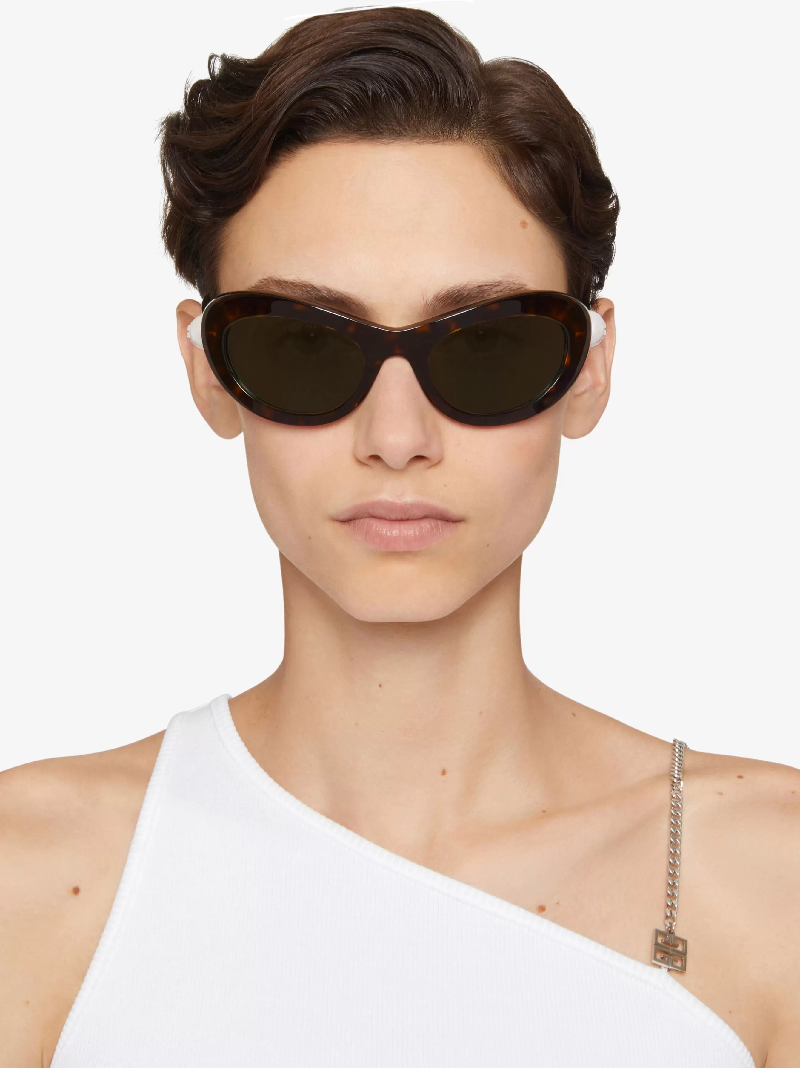 GIVENCHY Sunglasses-4G Pearl sunglasses in acetate with crystals