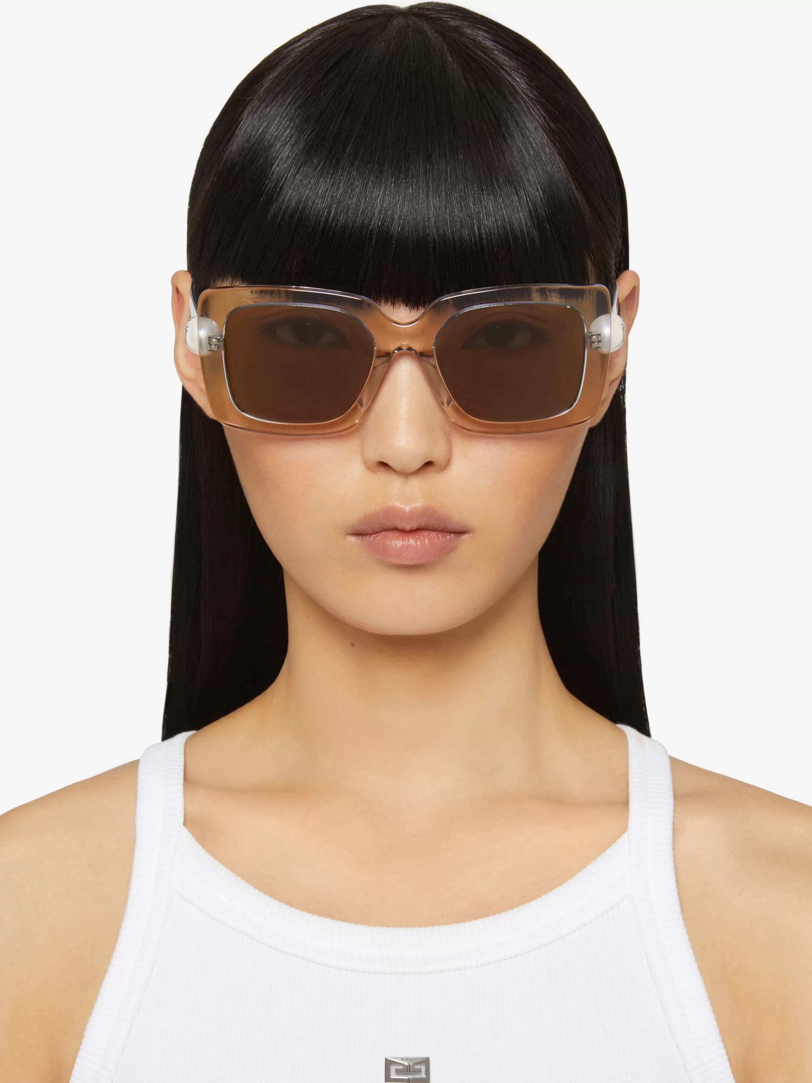 GIVENCHY Sunglasses-4G Pearl sunglasses in acetate with crystals