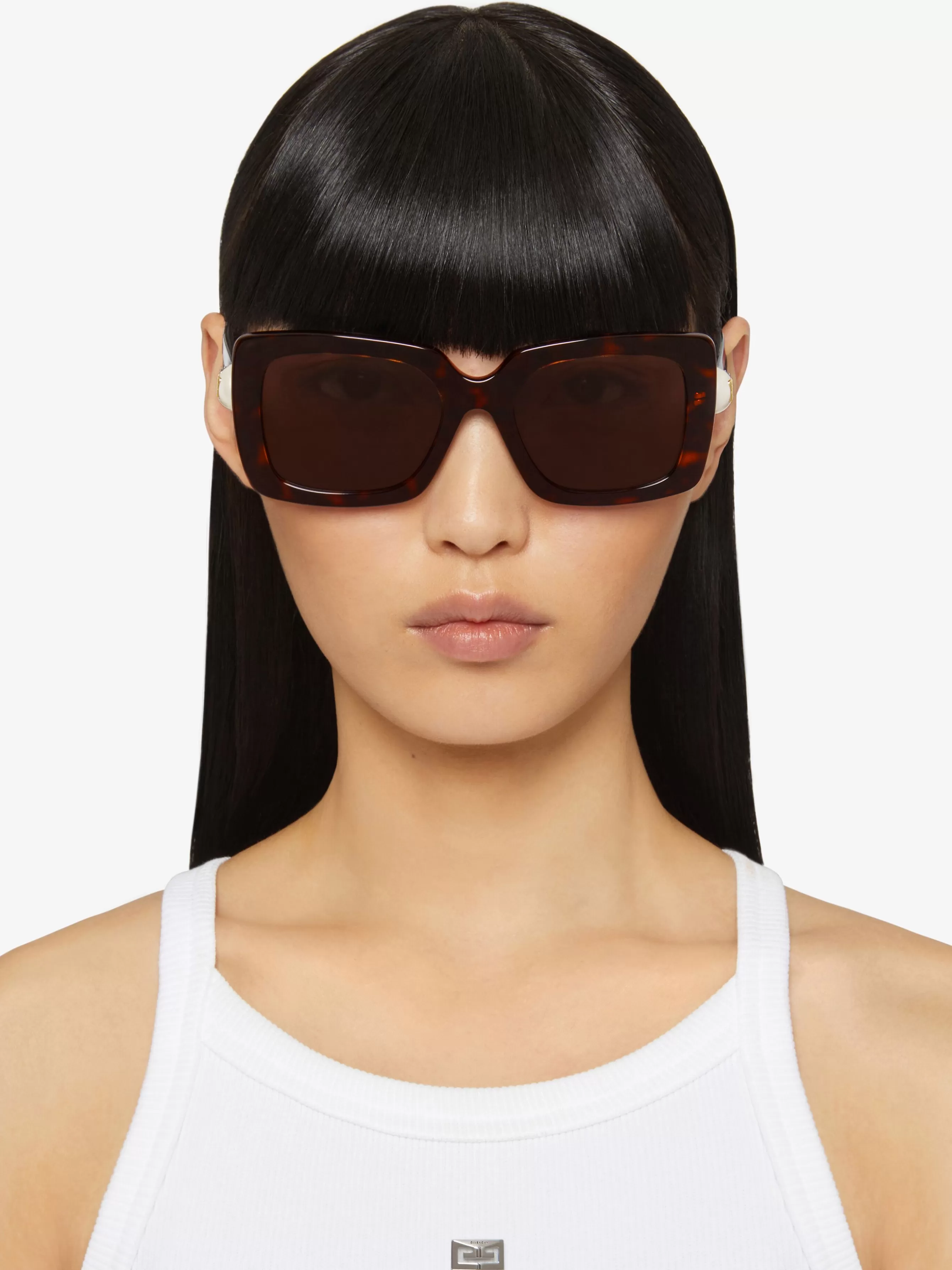 GIVENCHY Sunglasses-4G Pearl sunglasses in acetate with crystals