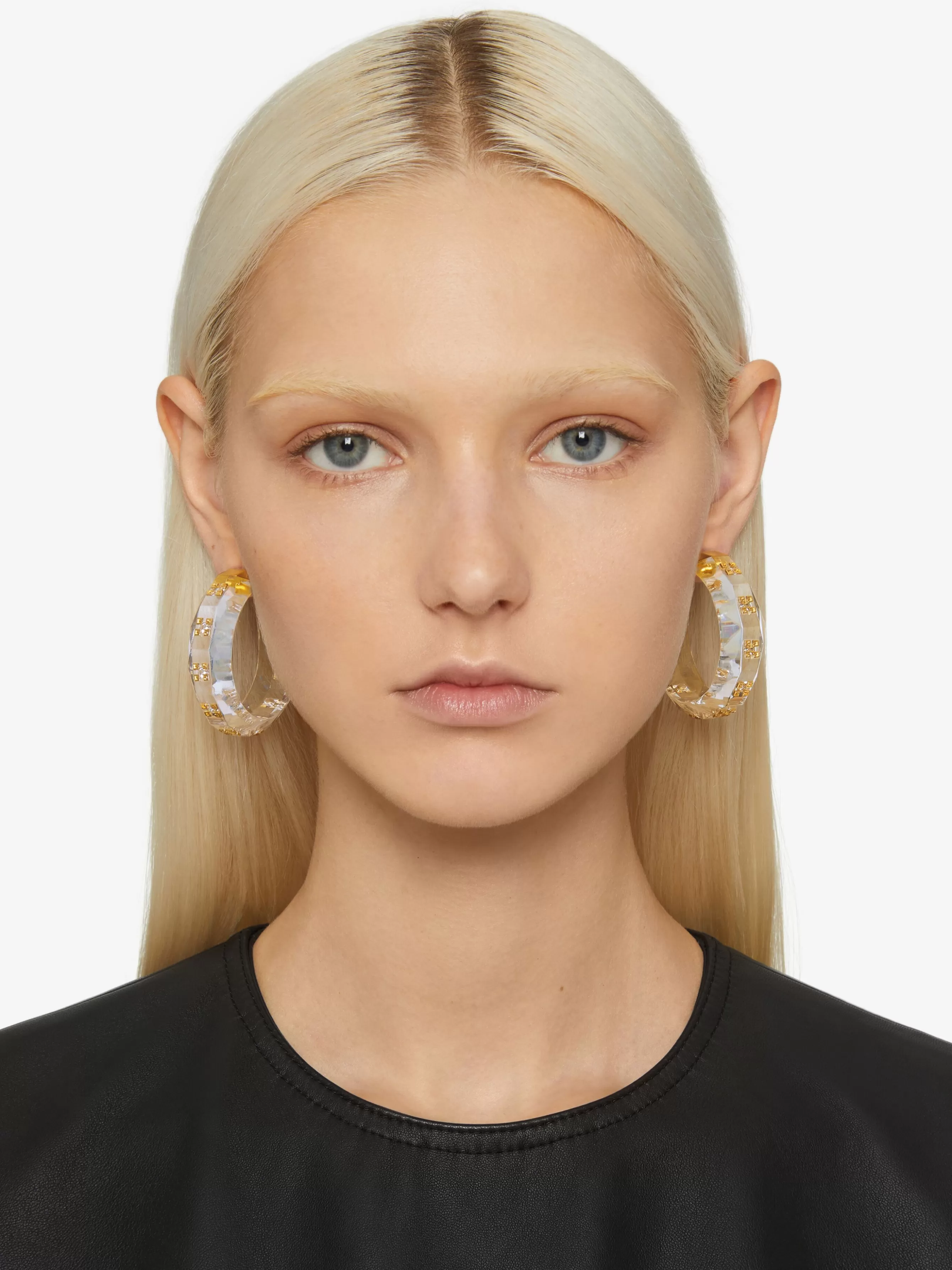 Sale GIVENCHY Jewels & Accessories-4G Plumetis earrings with crystals