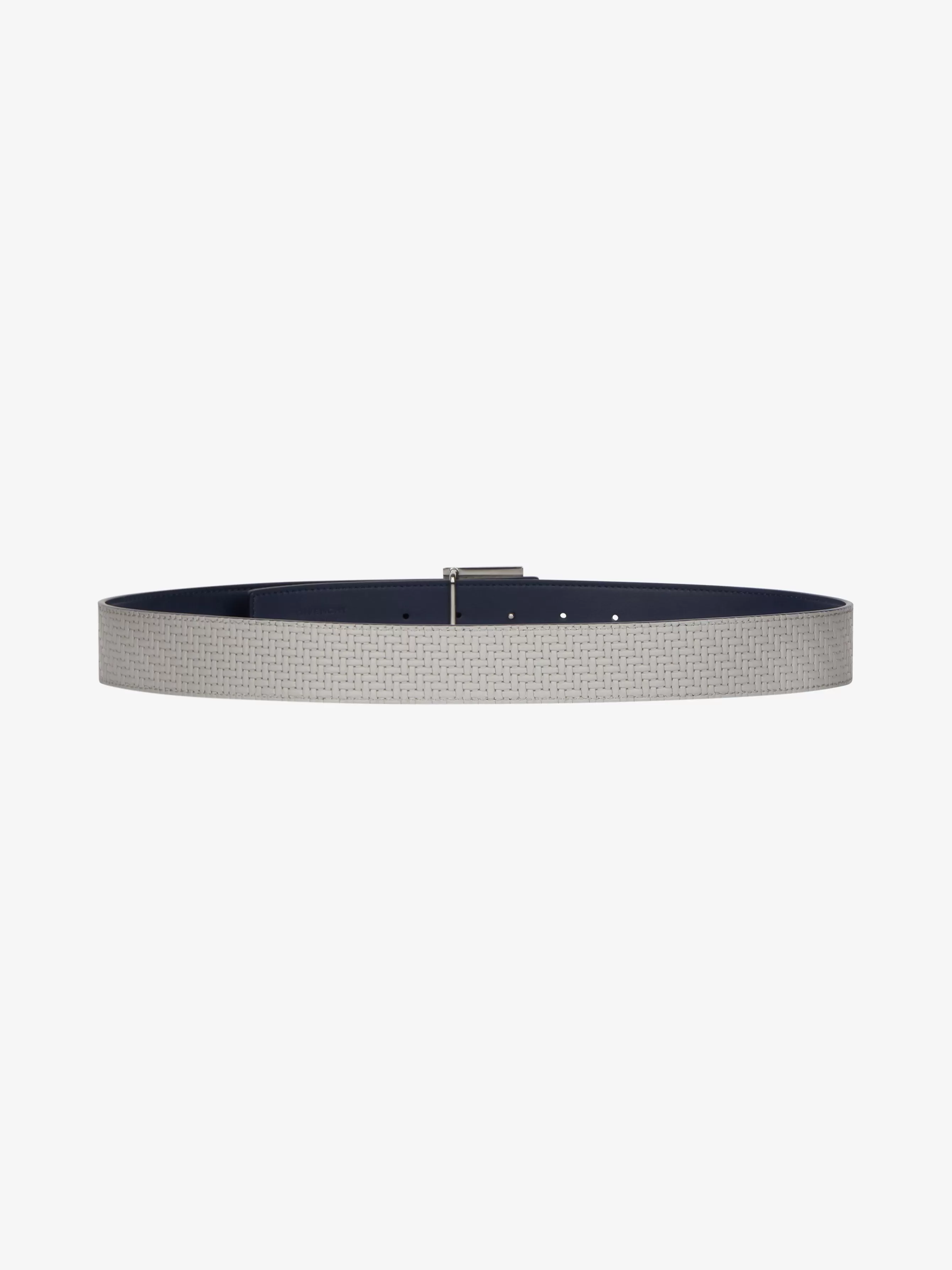 GIVENCHY Belts-4G reversible belt in braided-effect leather