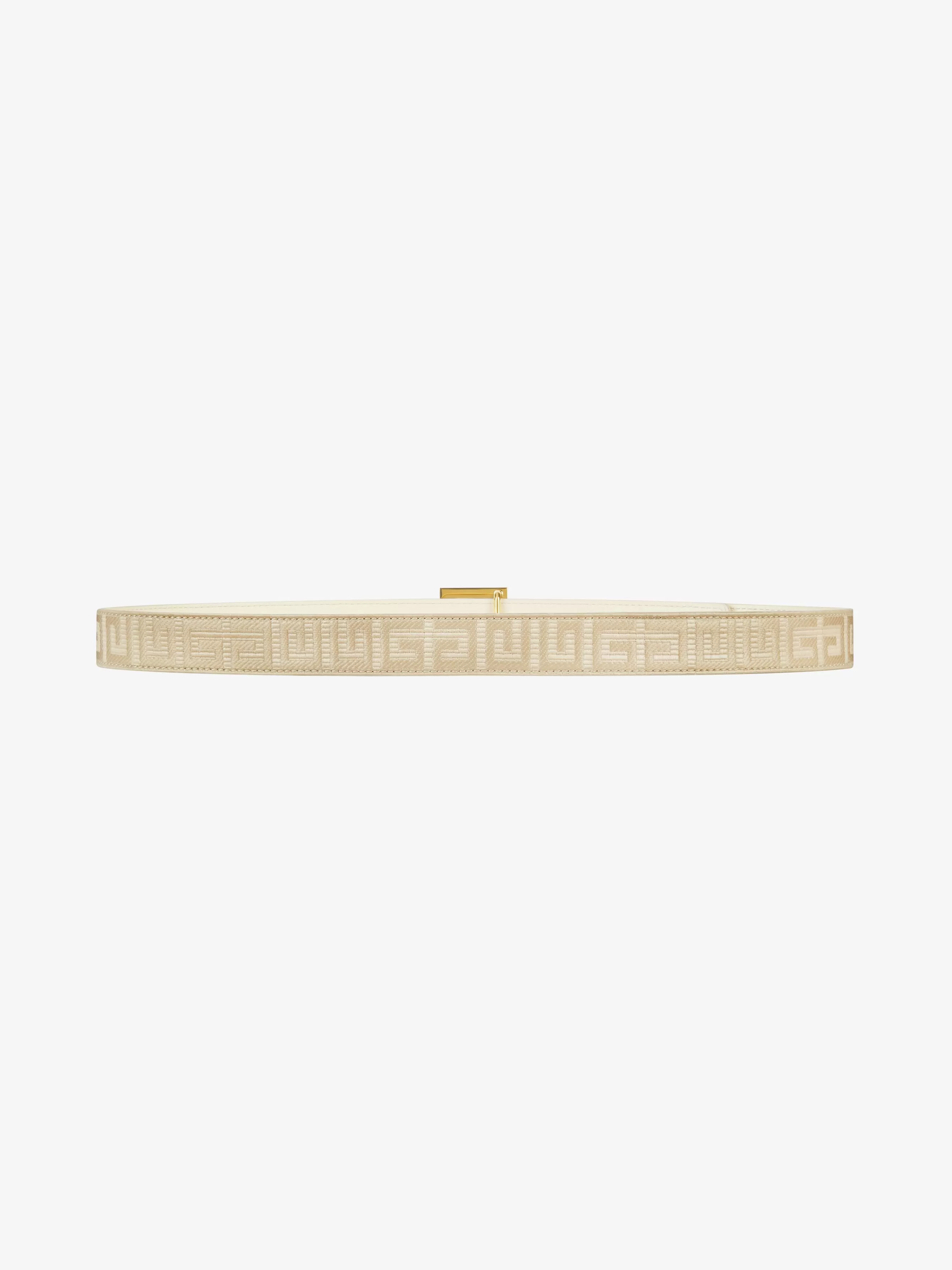 GIVENCHY Belts-4G reversible belt in coated canvas