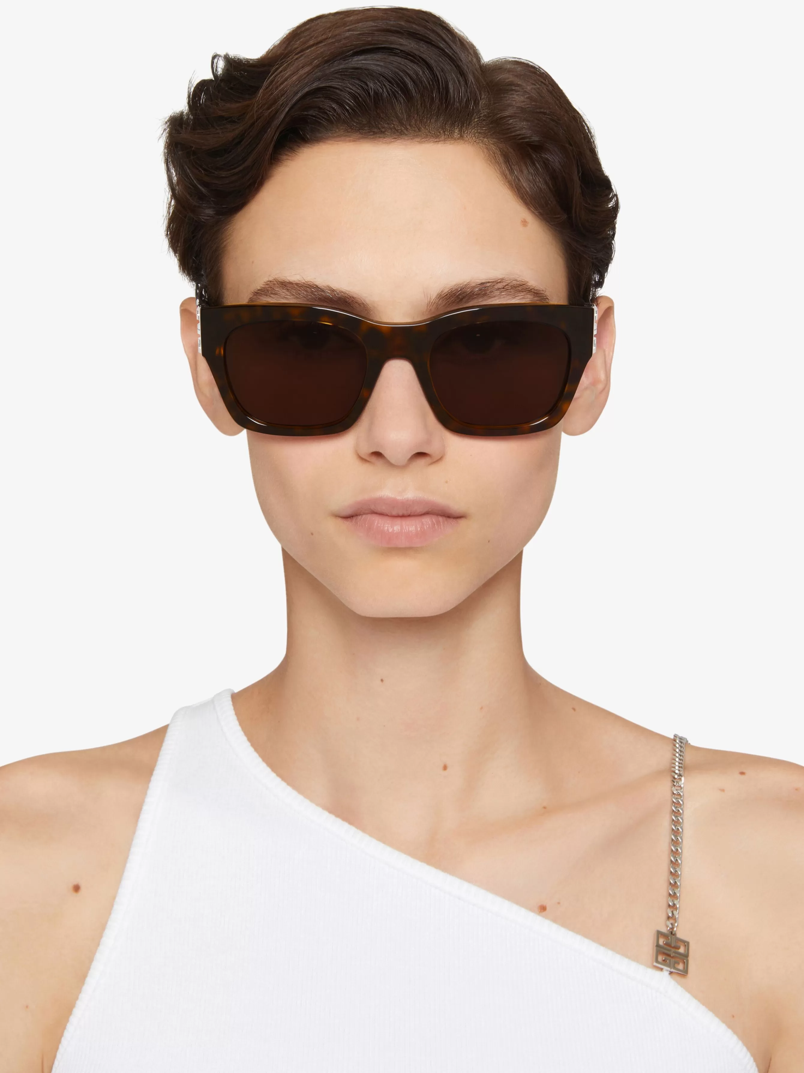 Men/Women GIVENCHY Sunglasses | Belts-4G unisex sunglasses in acetate