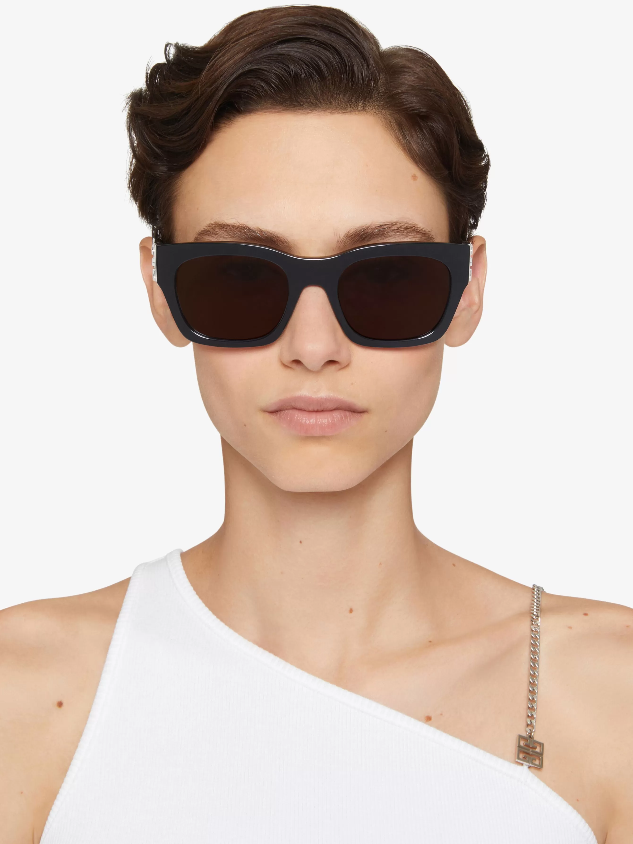 Men/Women GIVENCHY Sunglasses | Belts-4G unisex sunglasses in acetate