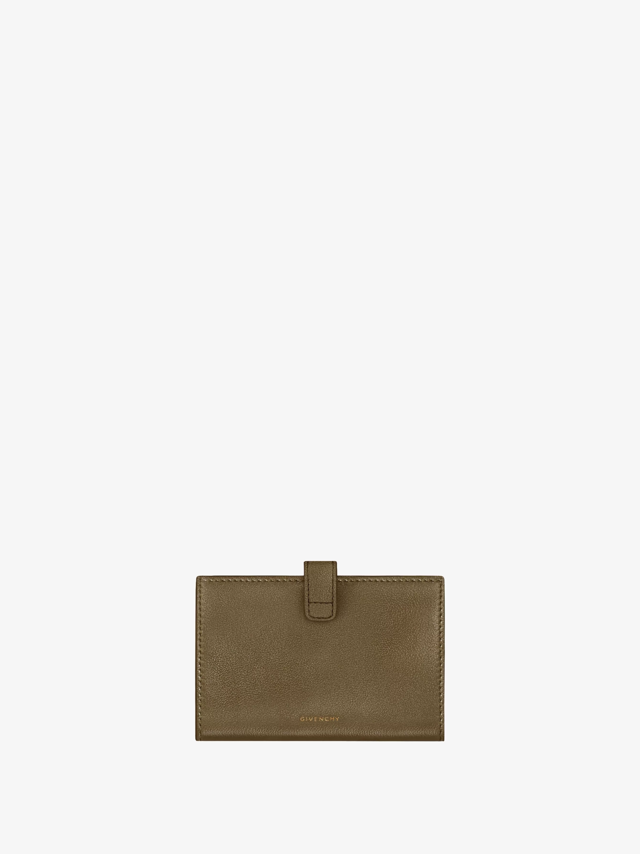 Sale/Women GIVENCHY Bags & Leather Goods | Small Leather Goods-4G wallet in grained leather