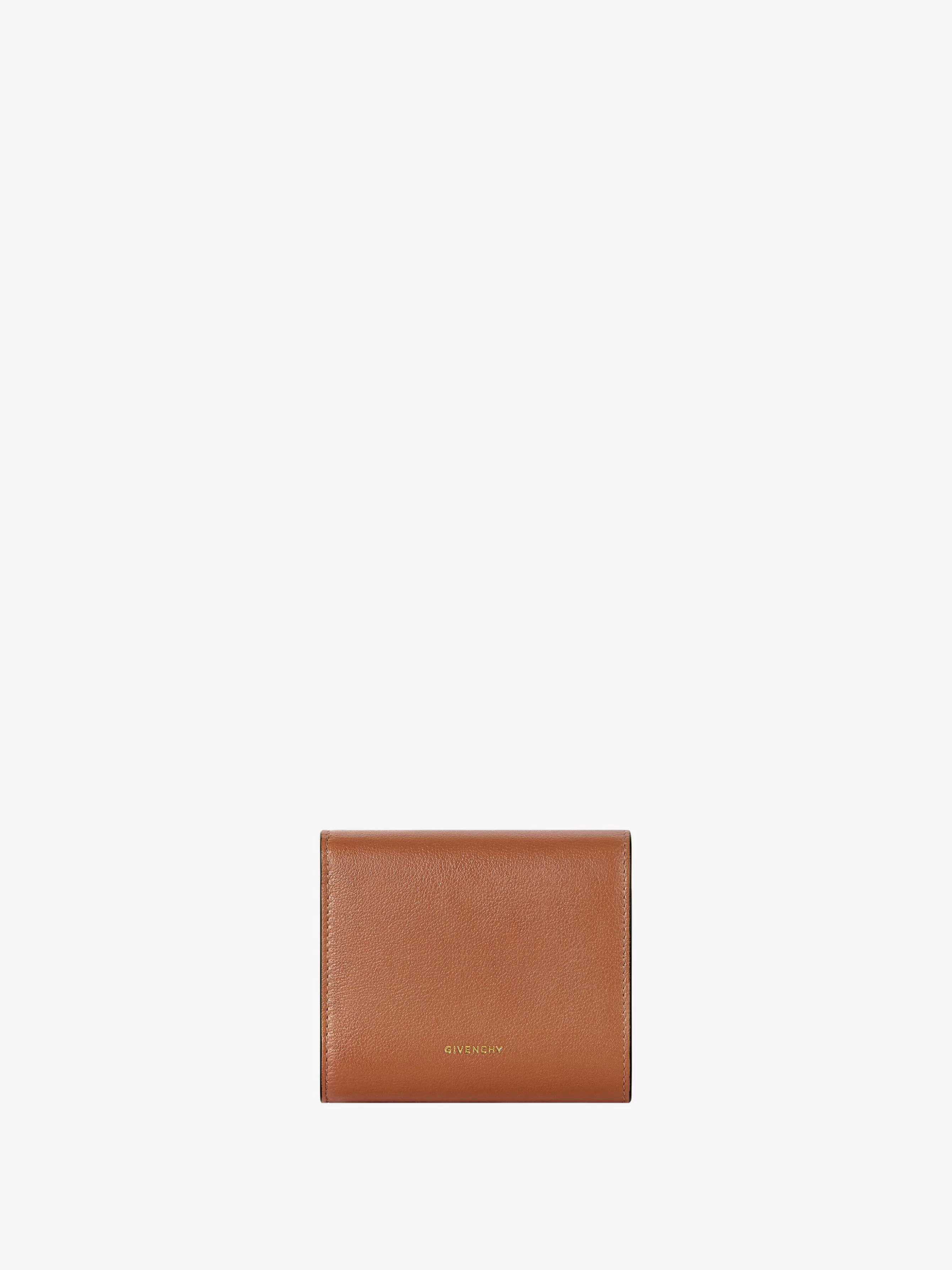 GIVENCHY Small Leather Goods-4G wallet in grained leather