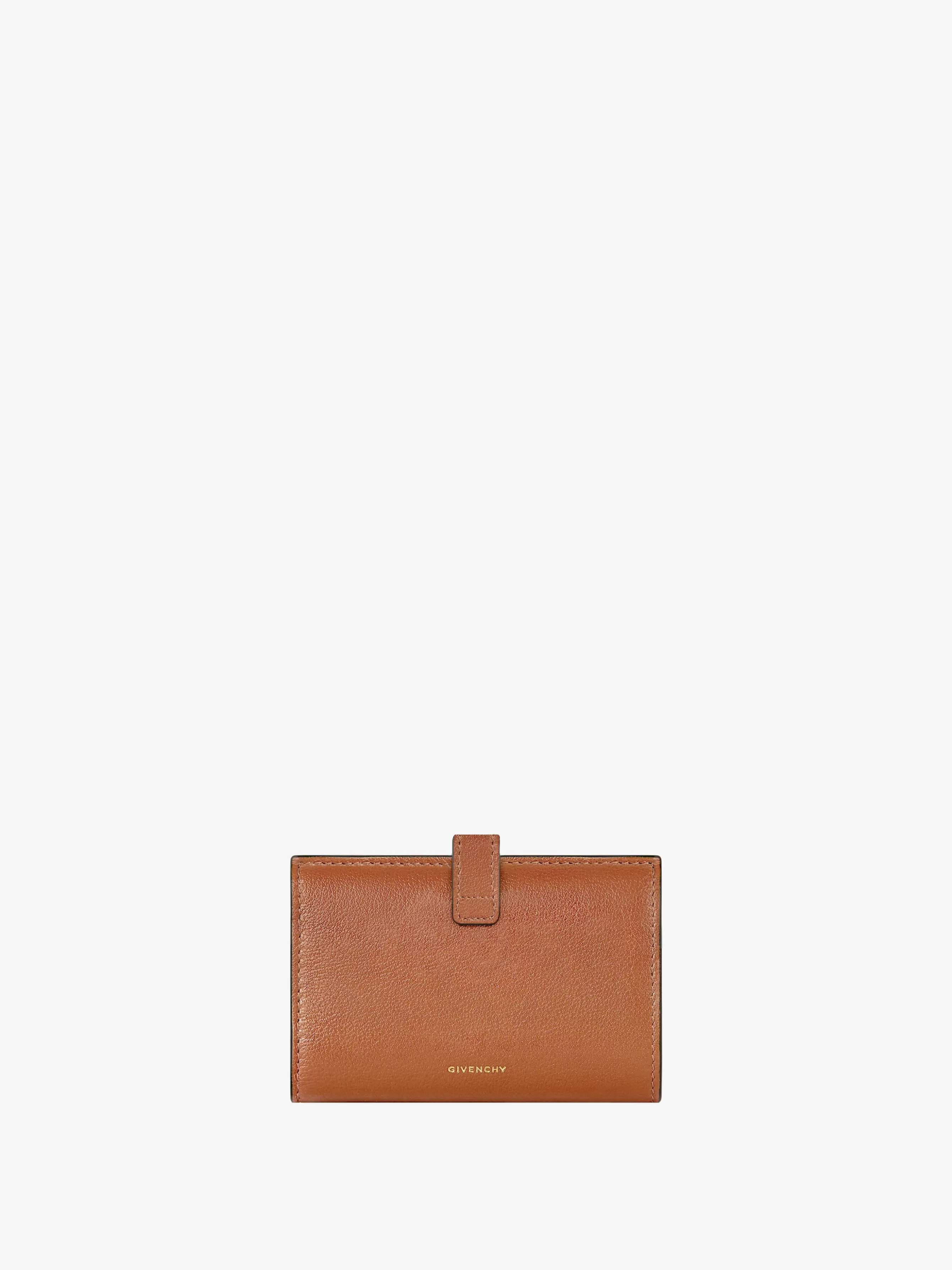 GIVENCHY Small Leather Goods-4G wallet in grained leather