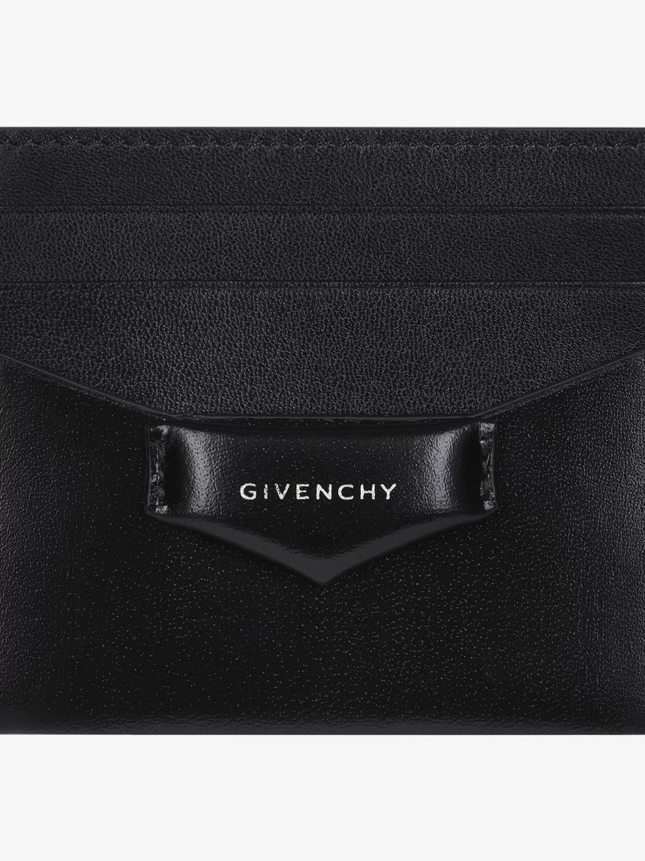 GIVENCHY Small Leather Goods-Antigona card holder in Box leather