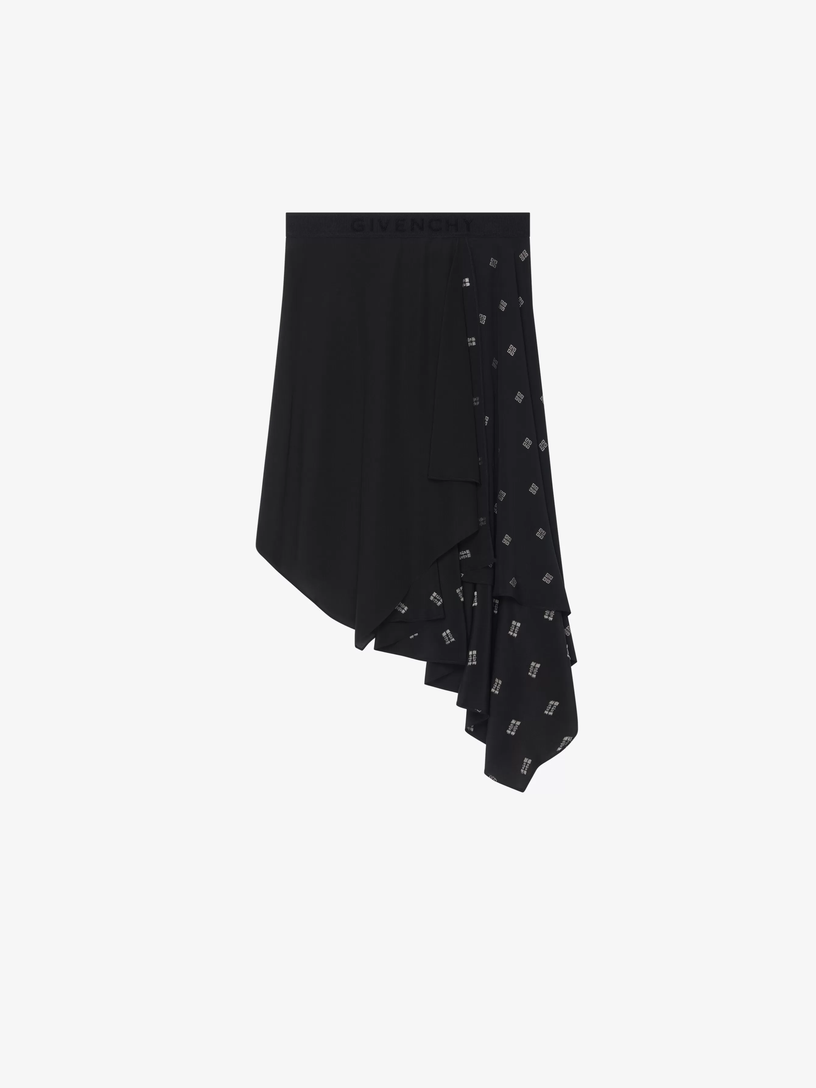 GIVENCHY Skirts-Asymetric skirt in 4G silk