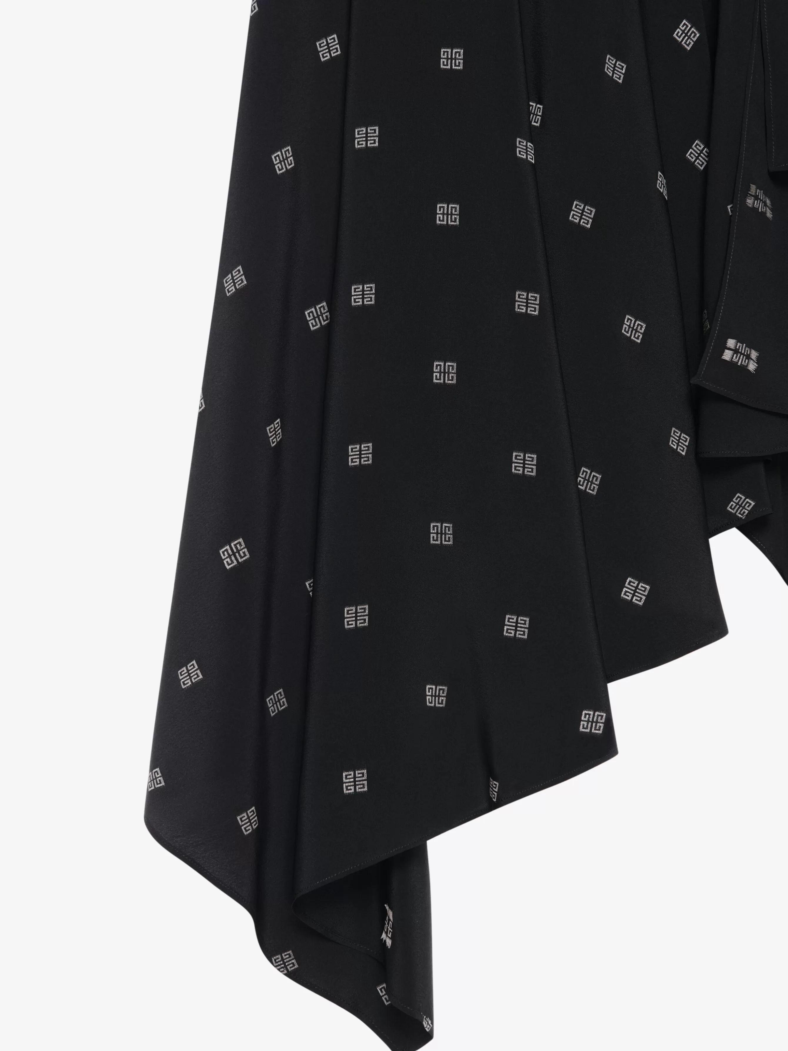 GIVENCHY Skirts-Asymetric skirt in 4G silk