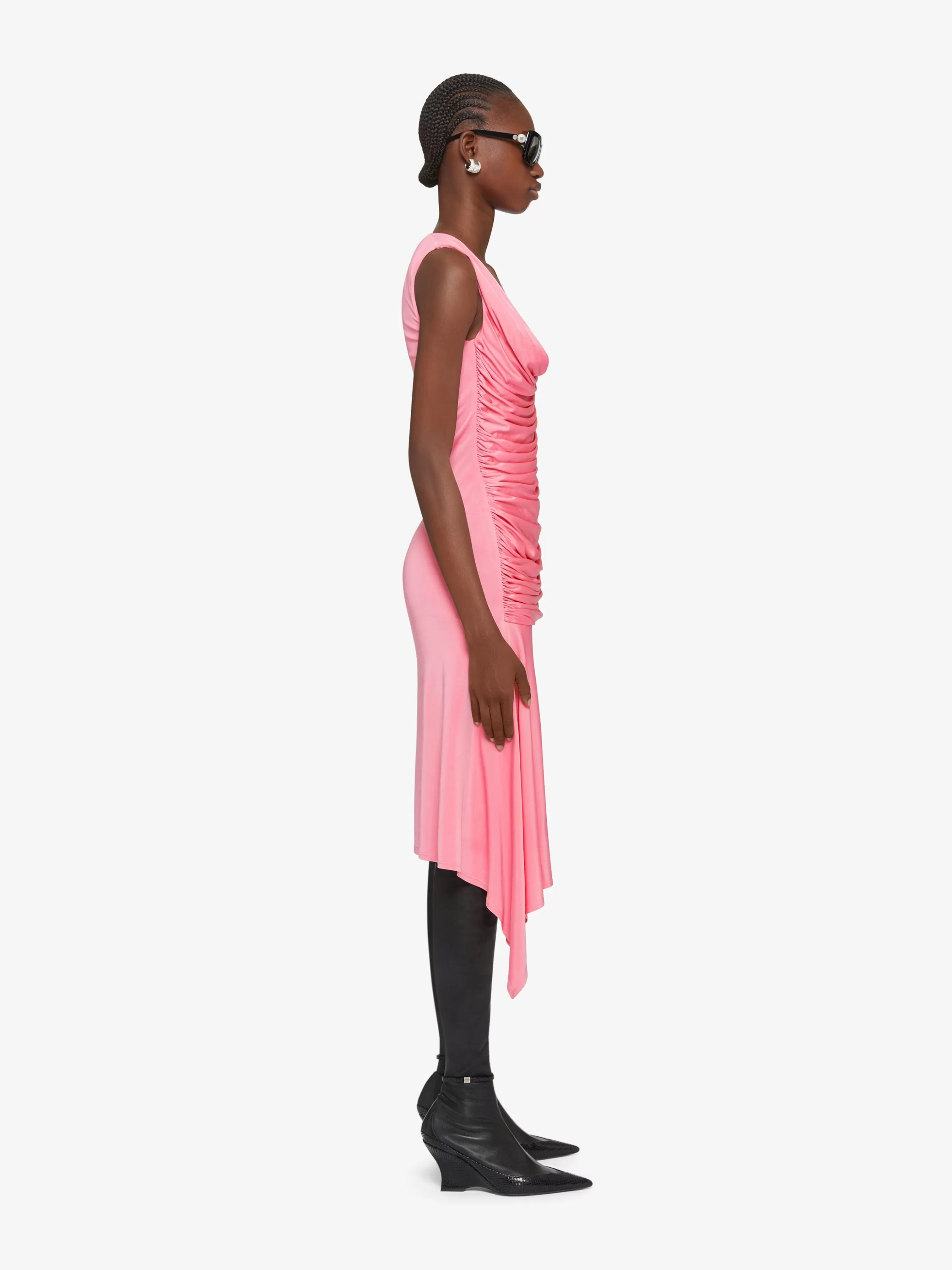 GIVENCHY Dresses-Asymmetrical draped dress in jersey