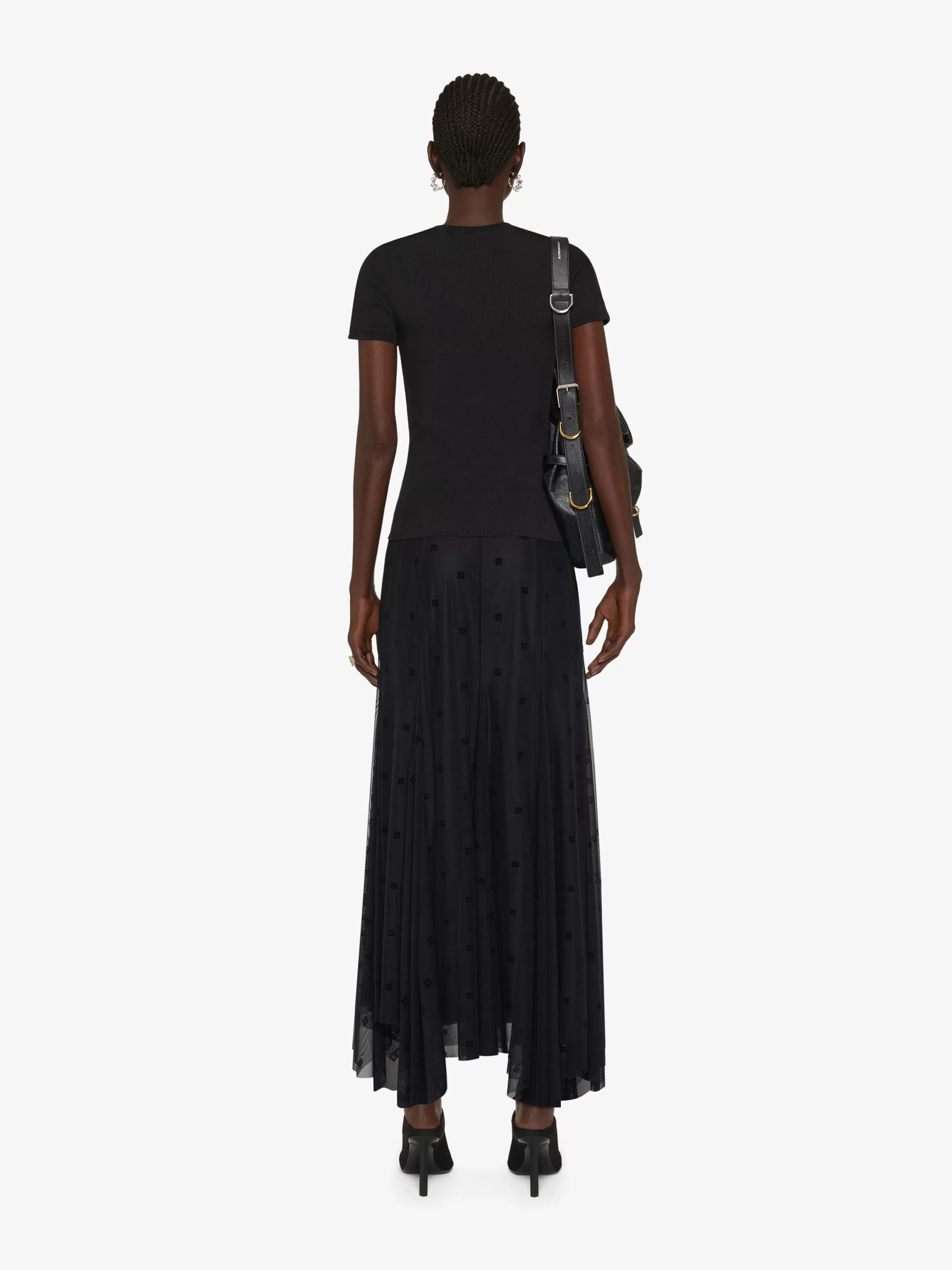 GIVENCHY Skirts-Asymmetrical skirt in 4G tulle