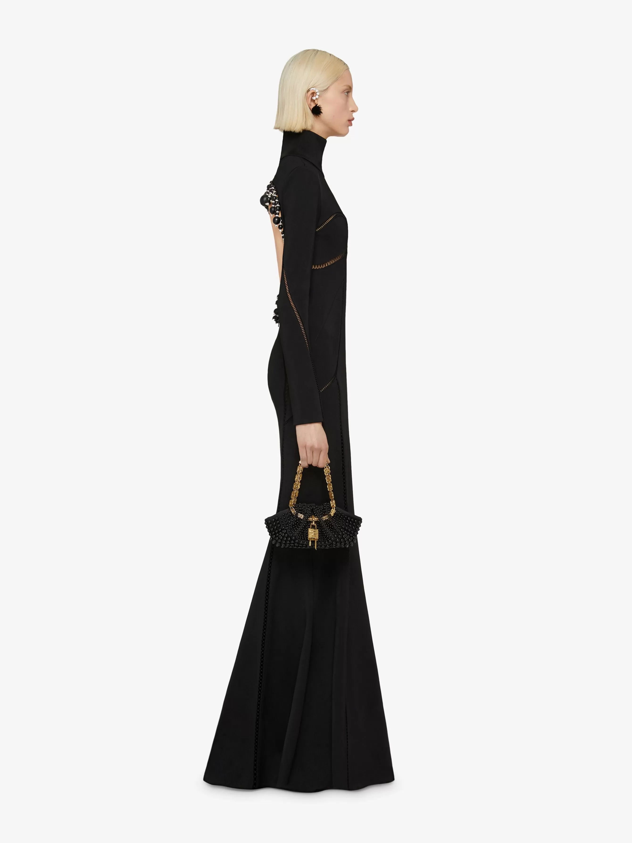 Sale GIVENCHY Dresses-Backless dress in knit with pearls