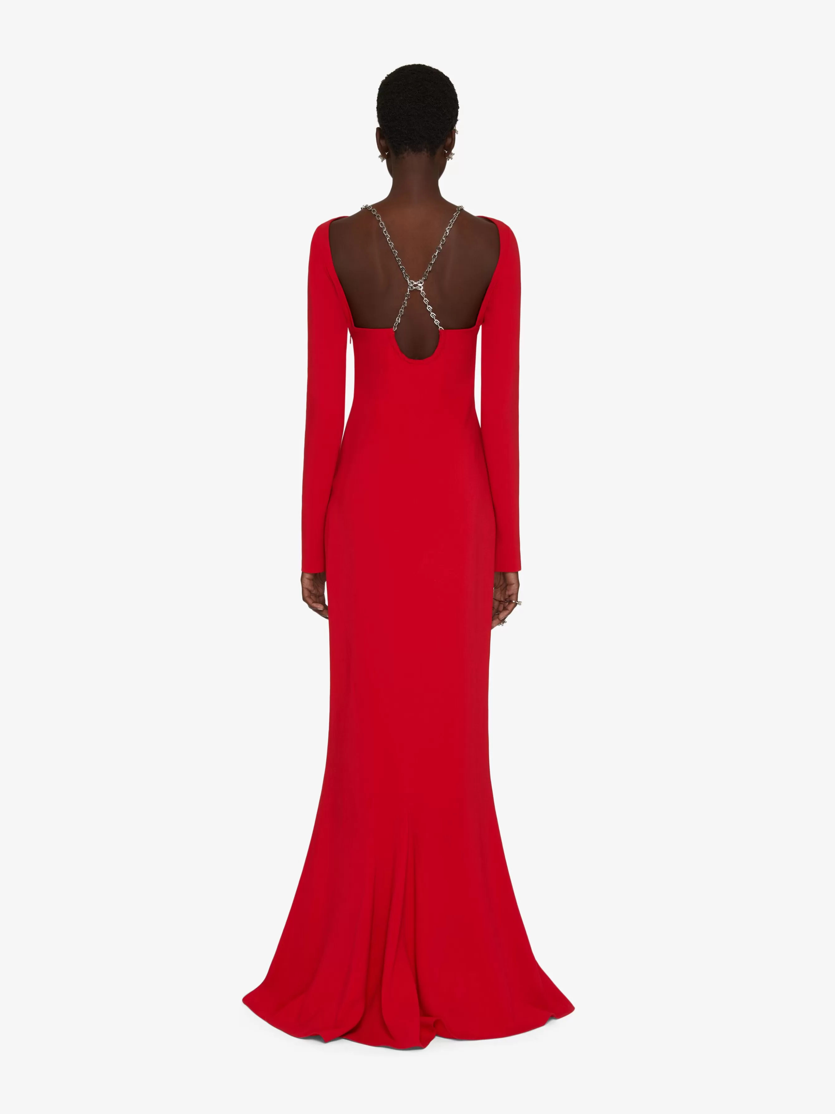 GIVENCHY Dresses-Backless dress with G Link chain straps