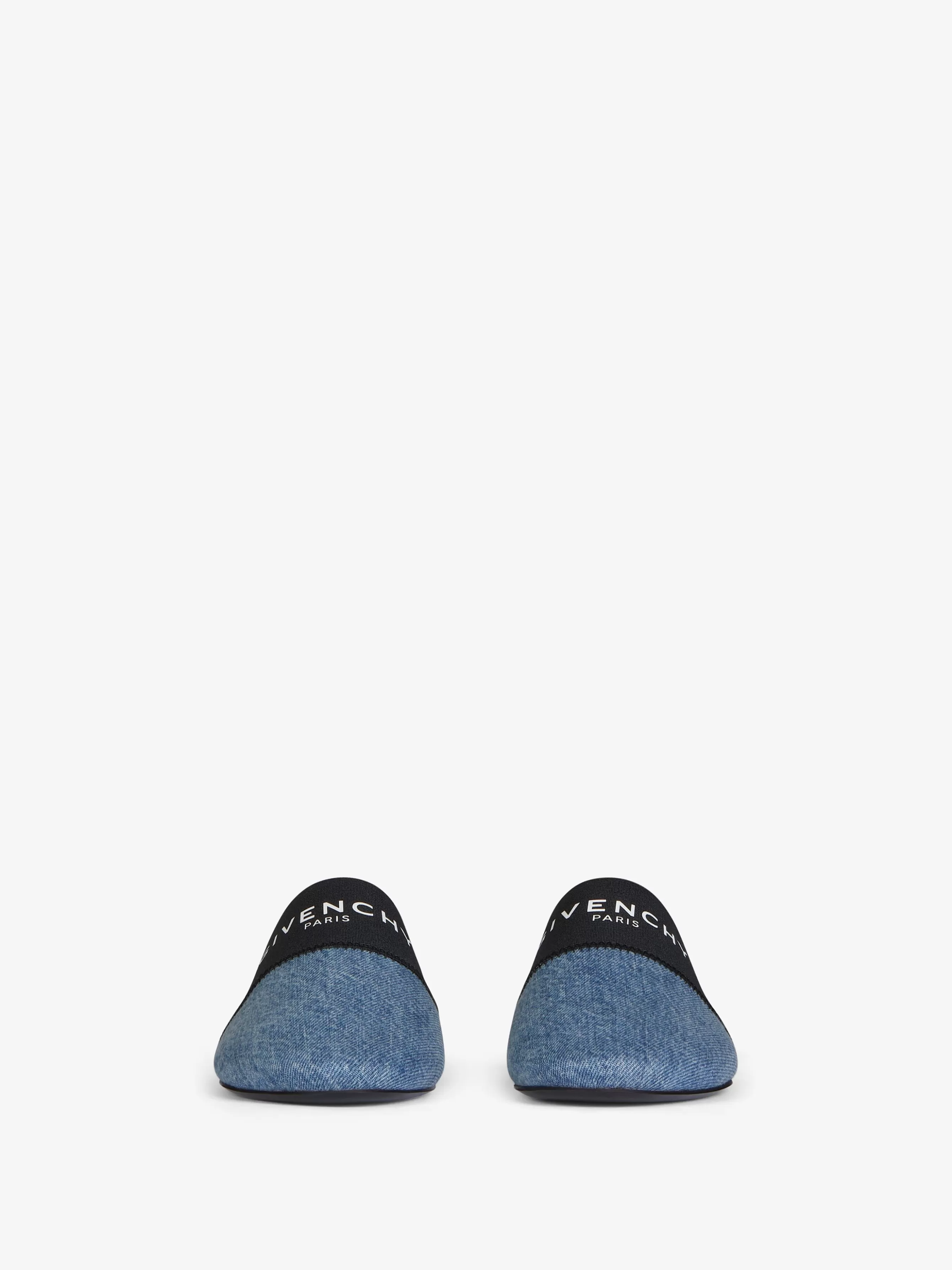 GIVENCHY Slides & Sandals-Bedford flat mules in denim