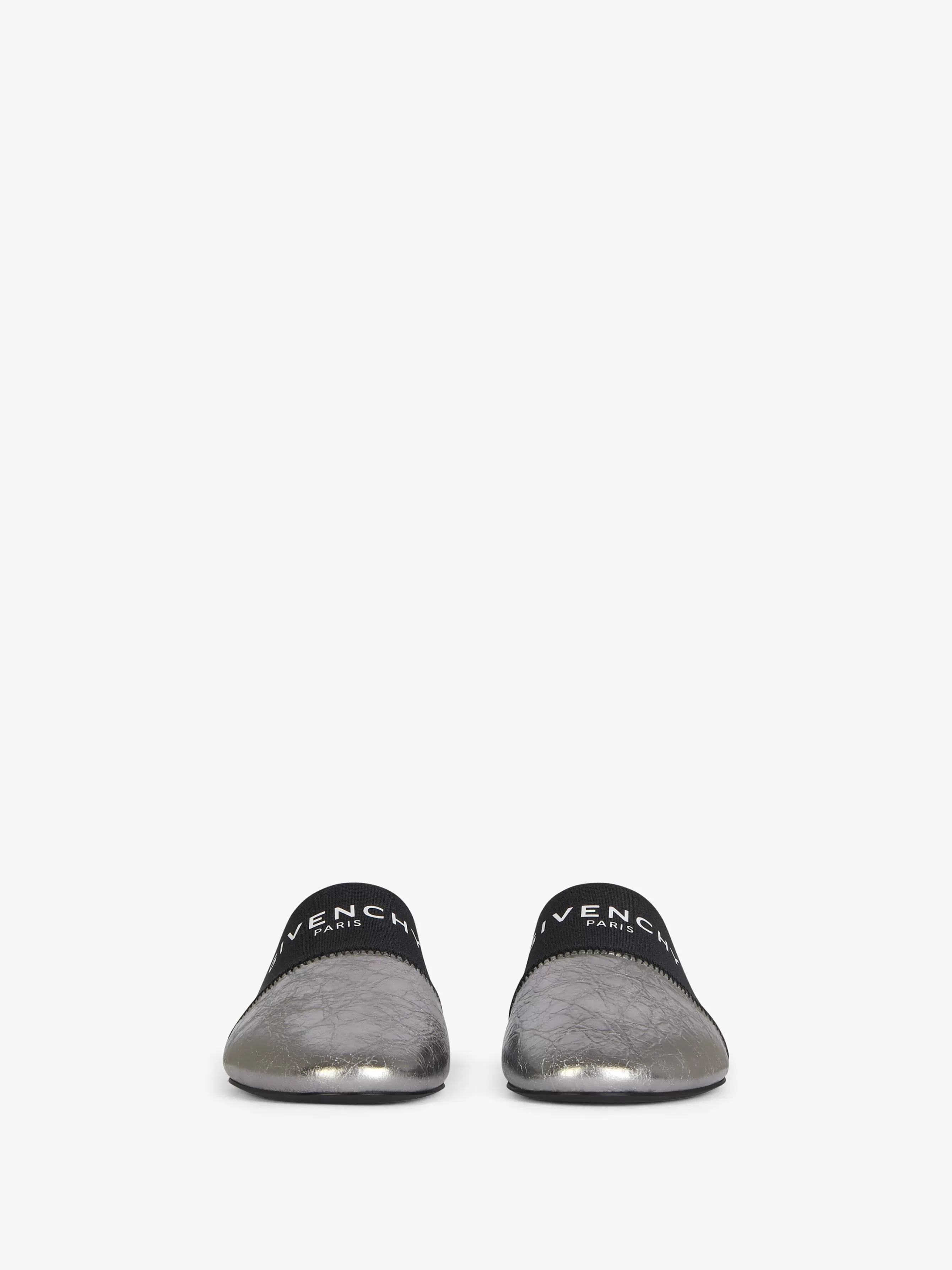 GIVENCHY Slides & Sandals-Bedford flat mules in laminated leather