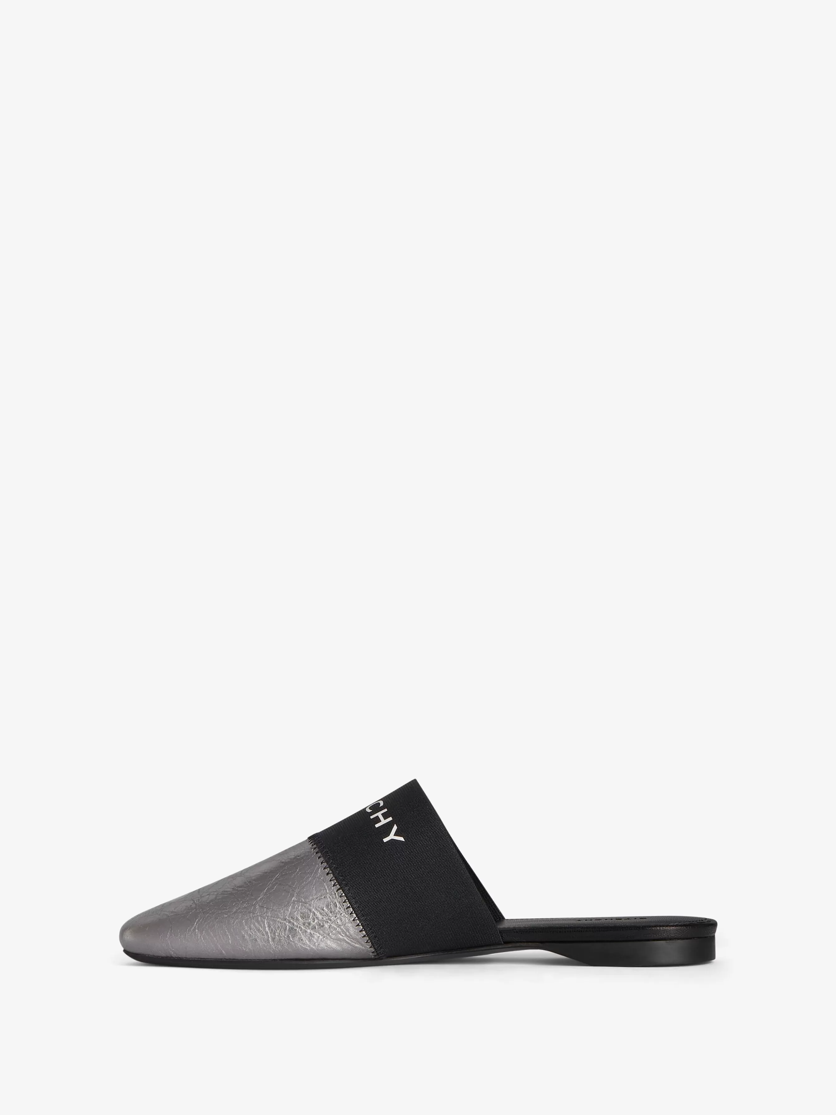 GIVENCHY Slides & Sandals-Bedford flat mules in laminated leather