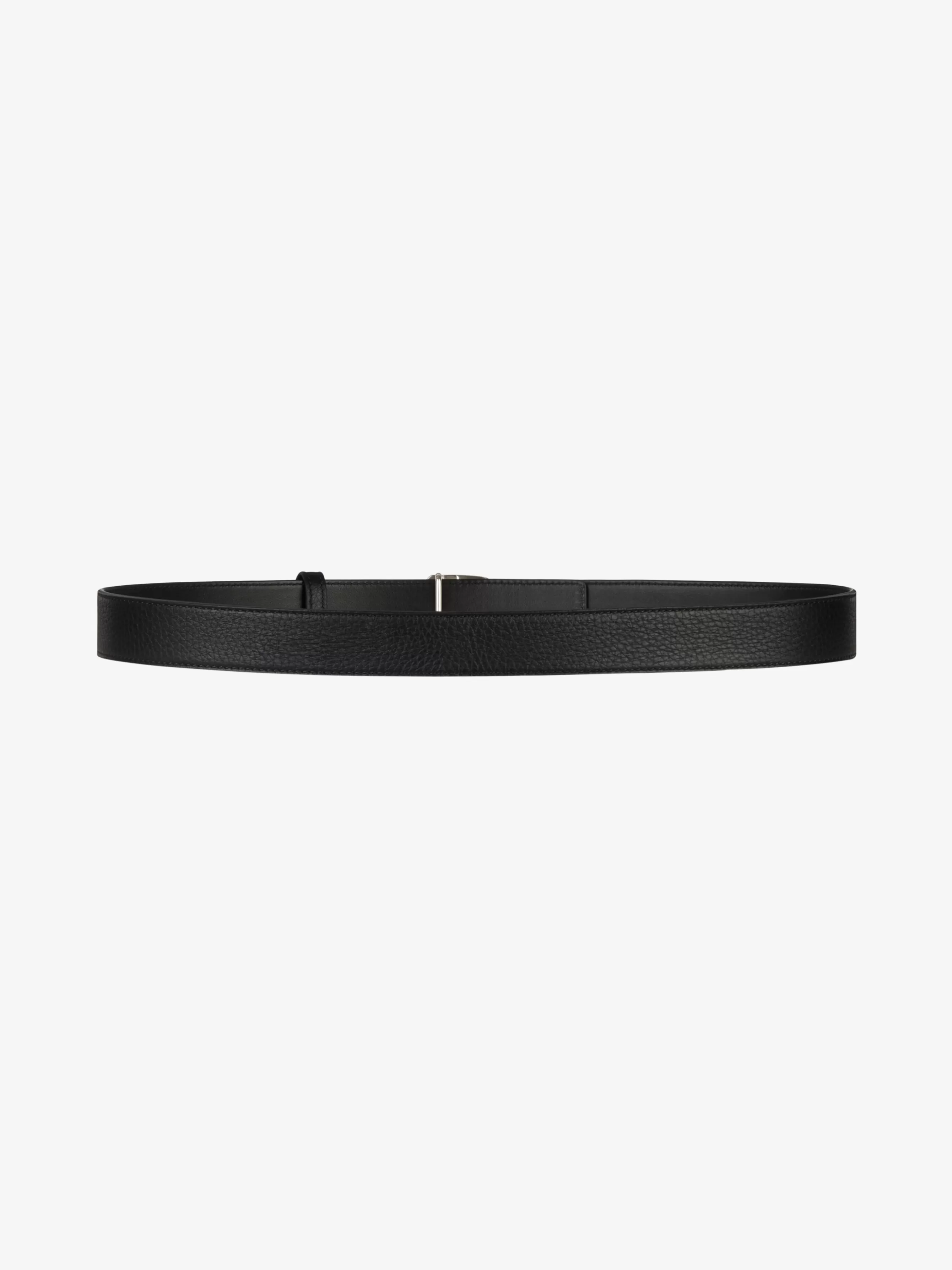 Men/Women GIVENCHY Other Accessories | Sunglasses-Belt in grained leather with G-Chain buckle