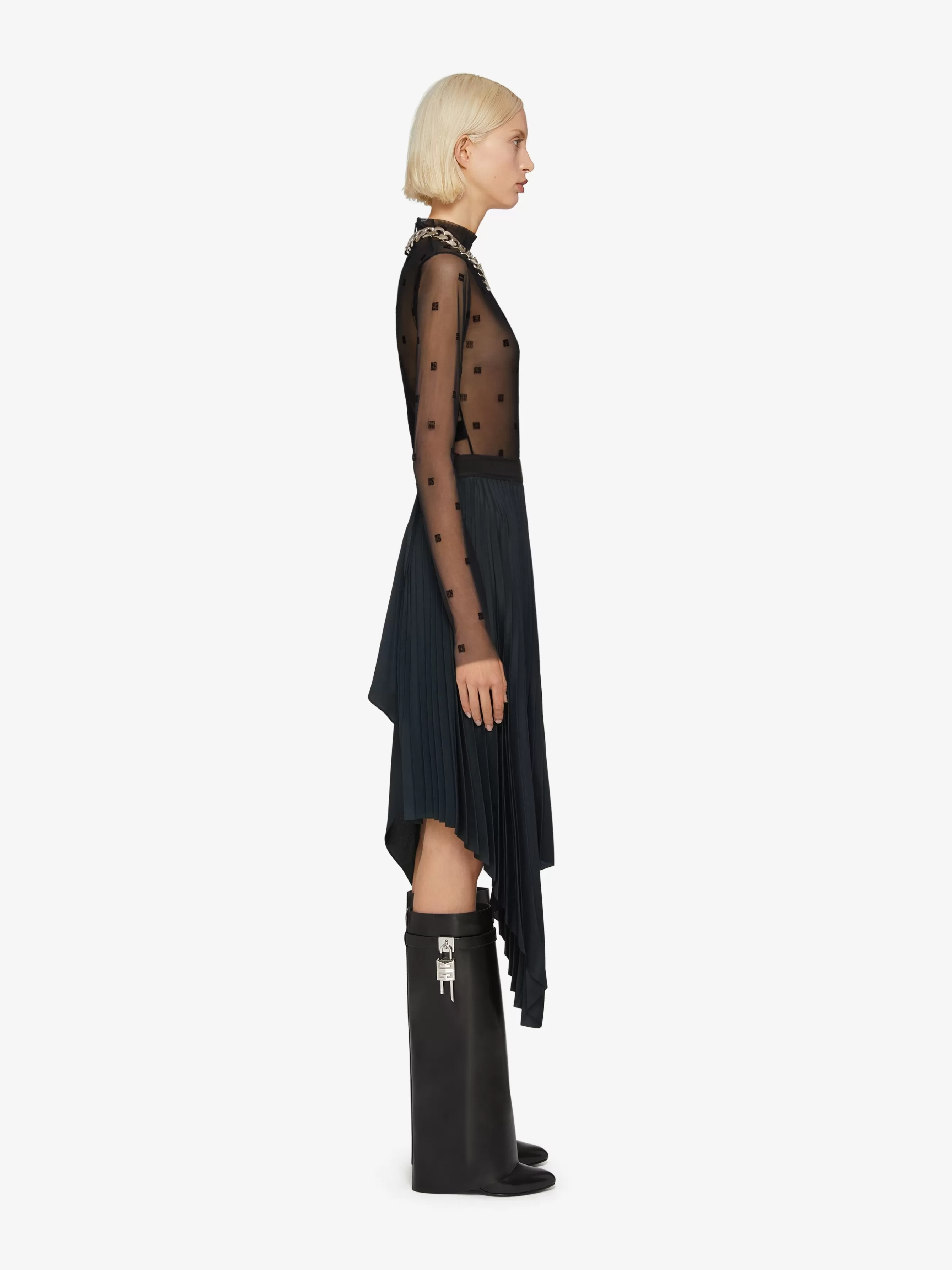 GIVENCHY Tops & Shirts-Body in 4G tulle