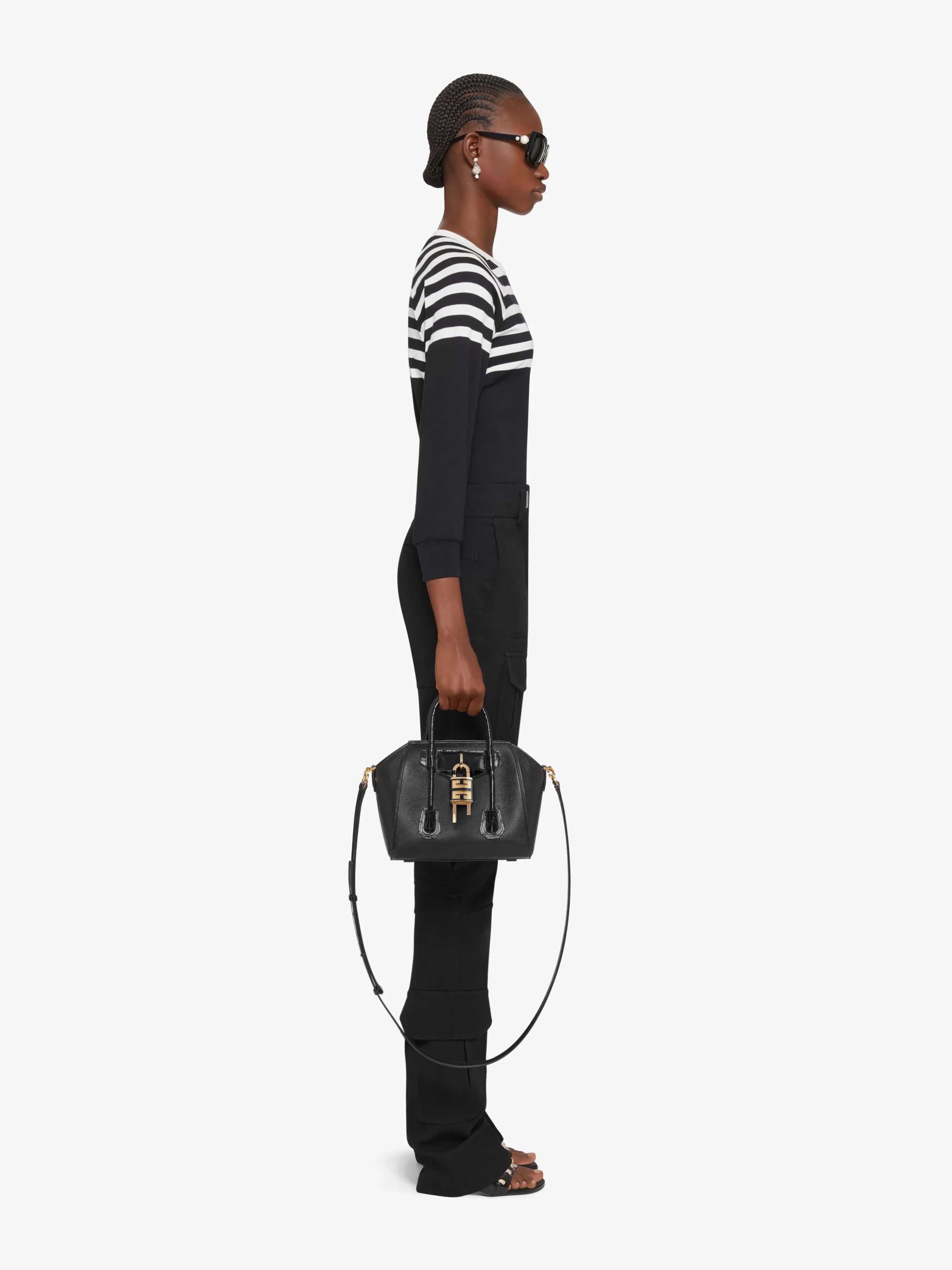 GIVENCHY Pants-Boot cut cargo pants in twill