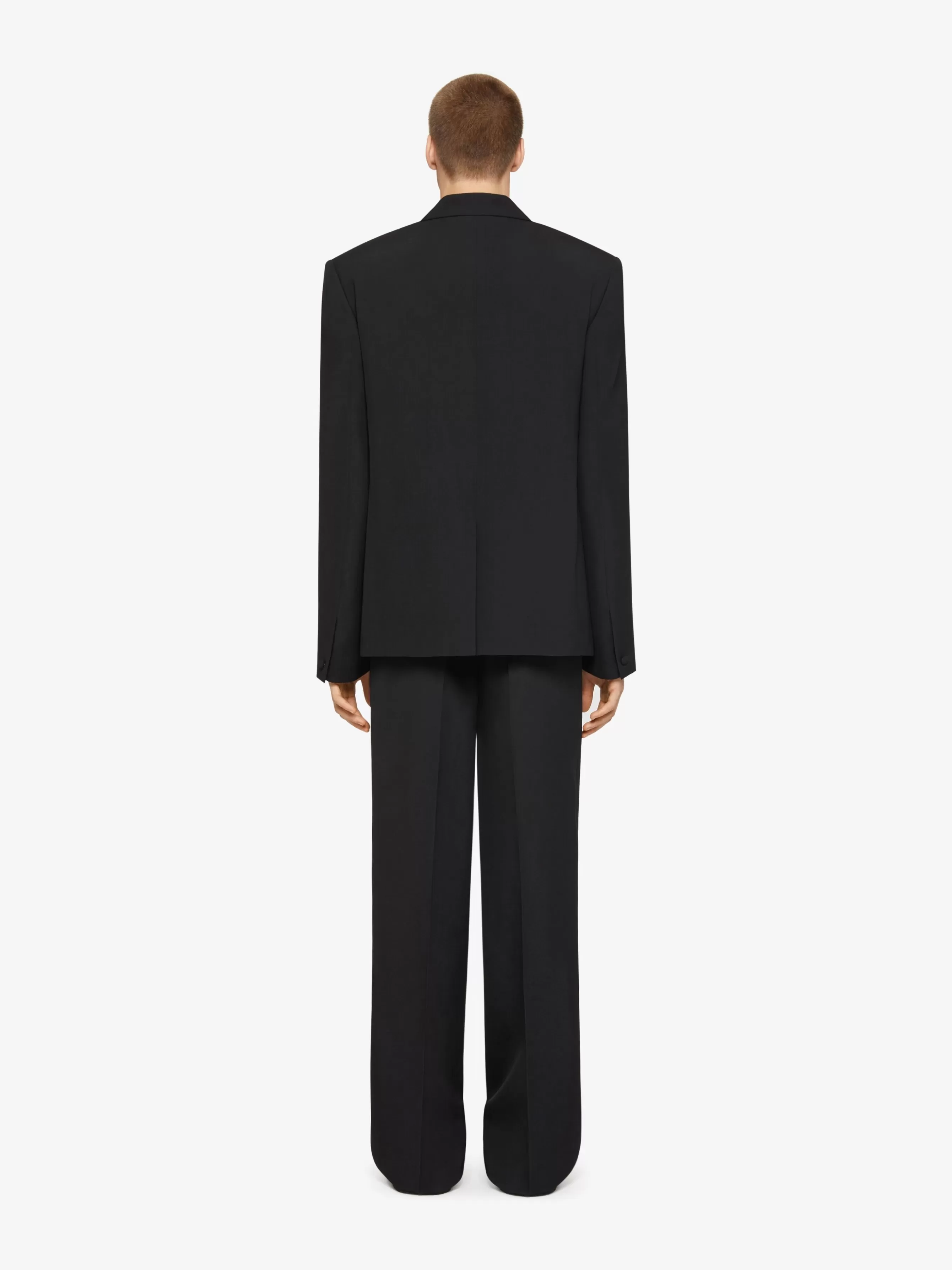 GIVENCHY Jackets & Coats-Boxy fit jacket in wool