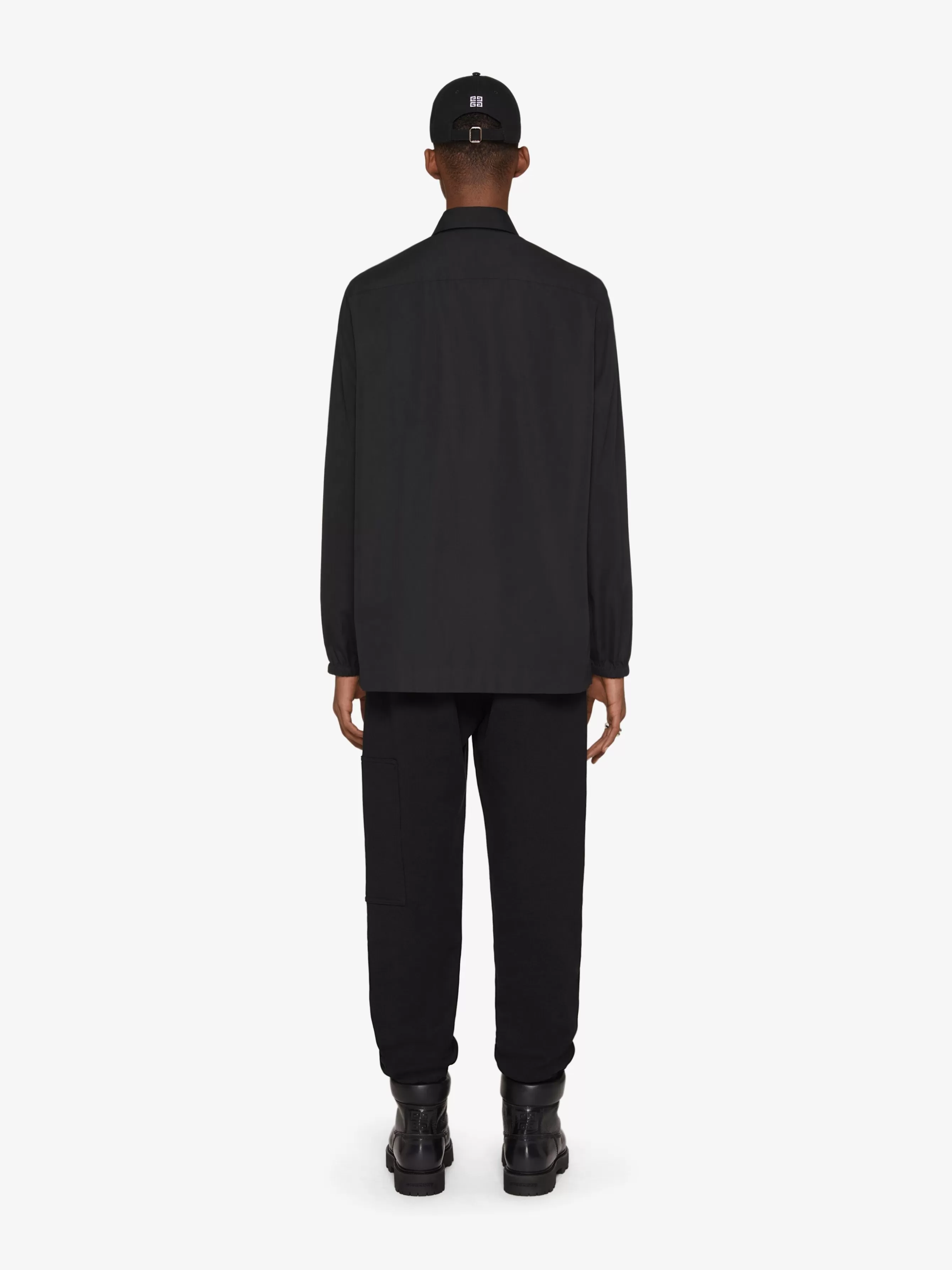 GIVENCHY Shirts-Boxy fit shirt in poplin with pocket