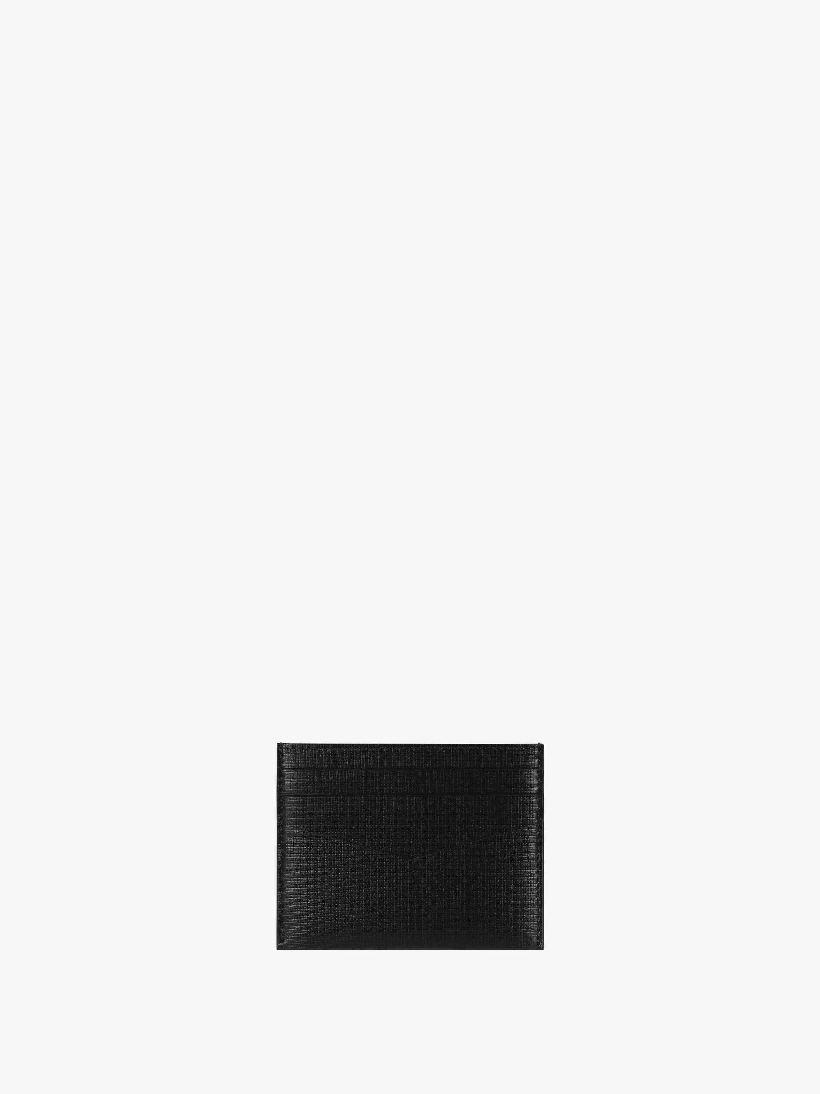 Men GIVENCHY Sunglasses | Small Leather Goods-Card holder in 4G Classic leather