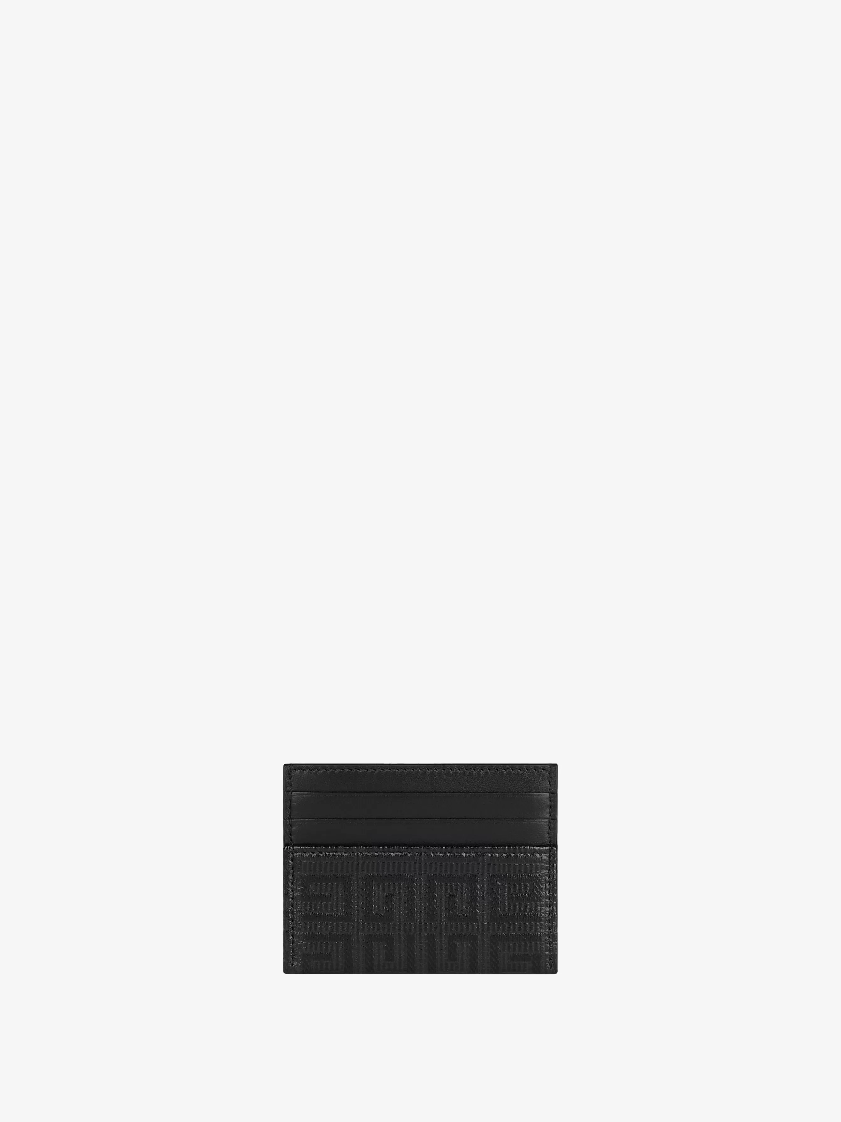 GIVENCHY Small Leather Goods-Card holder in 4G coated canvas and leather