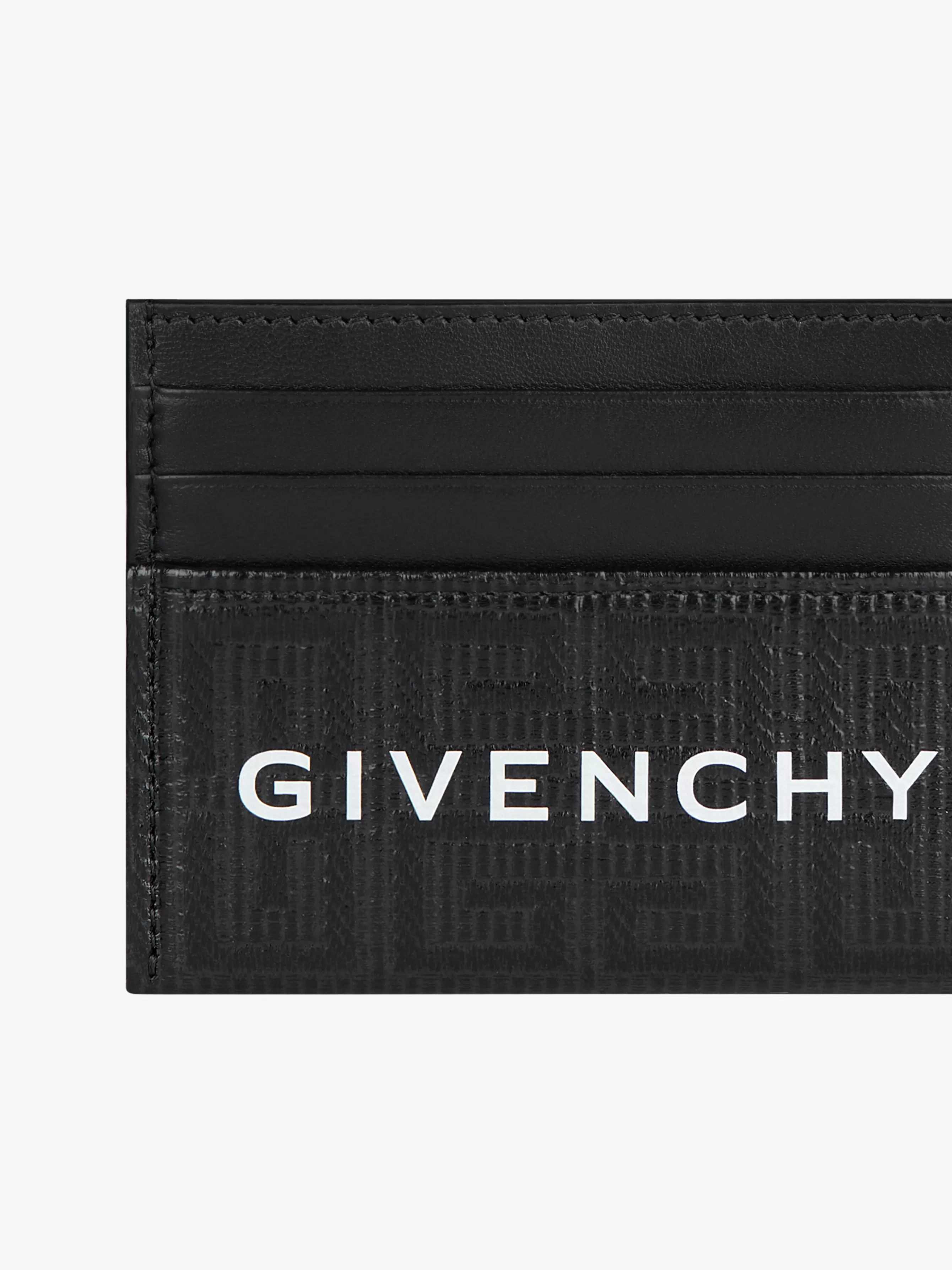 GIVENCHY Small Leather Goods-Card holder in 4G coated canvas and leather