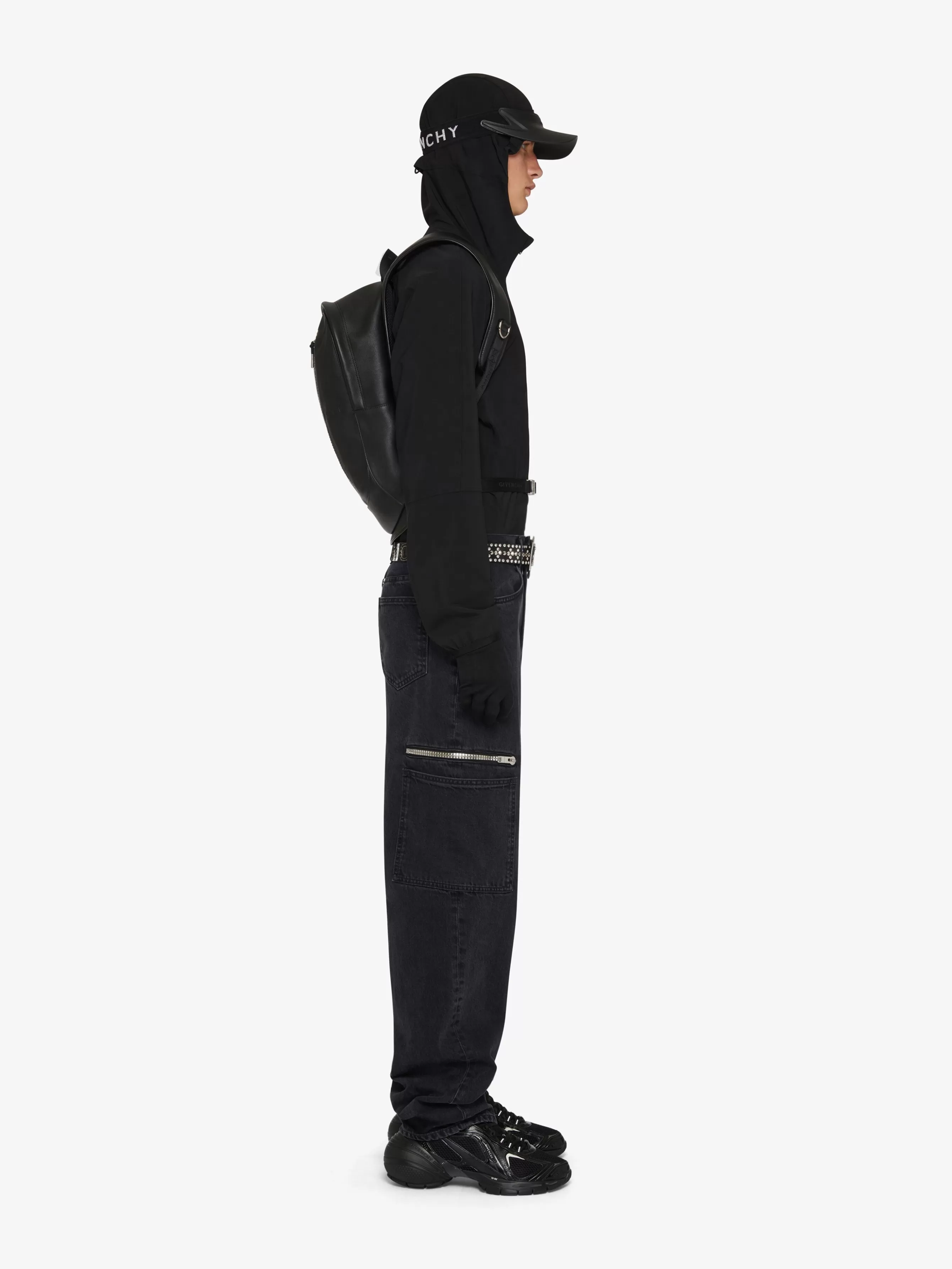 GIVENCHY Denim-Cargo pants in denim